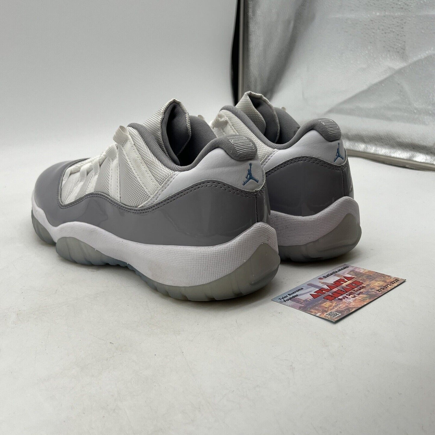 Size 9.5 - Air Jordan 11 Retro Low Cement Grey (AV2187-140)