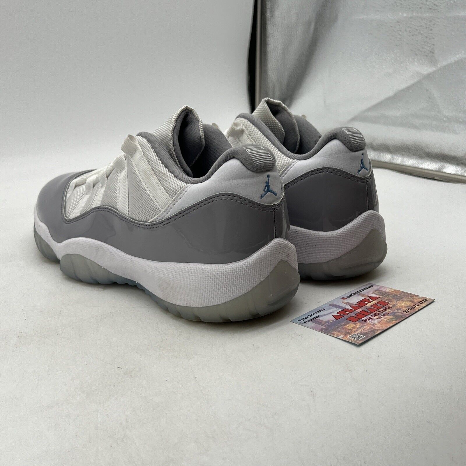 Size 9.5 - Air Jordan 11 Retro Low Cement Grey (AV2187-140)