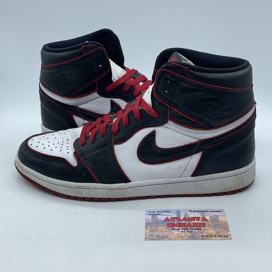 Size 12 - Jordan 1 Retro High OG Bloodline Red Black White Leather (555088-062)