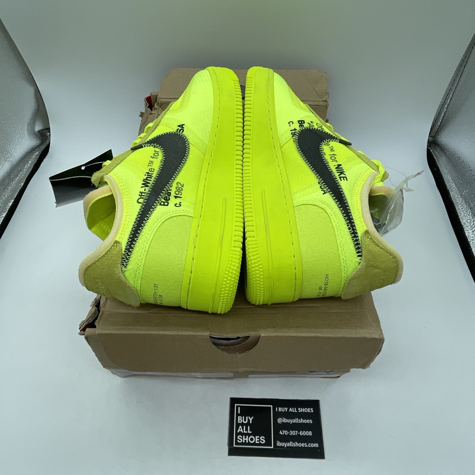 Size 8.5 - Nike Off-White x Air Force 1 Low Volt (AO4606-700)
