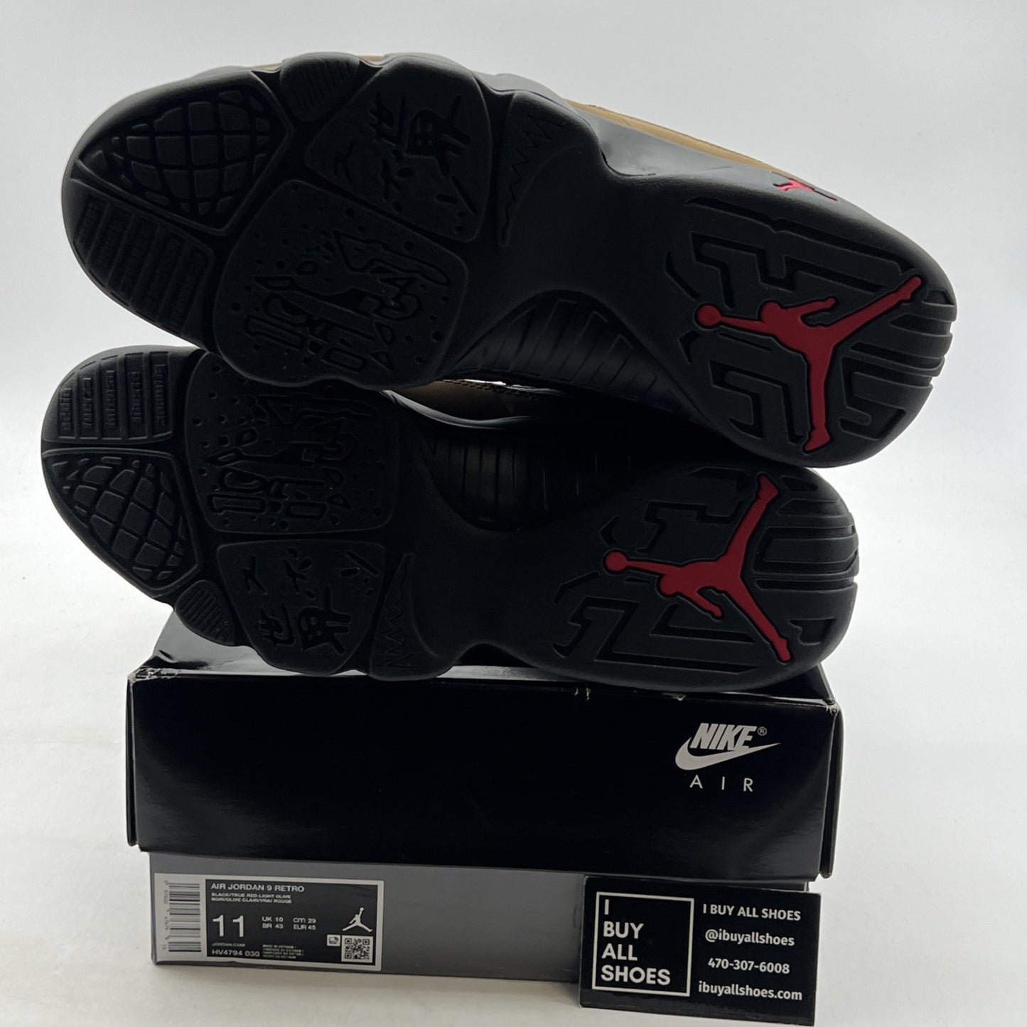 Size 11 - Air Jordan 9 Retro 2024 Olive (HV4794-030)