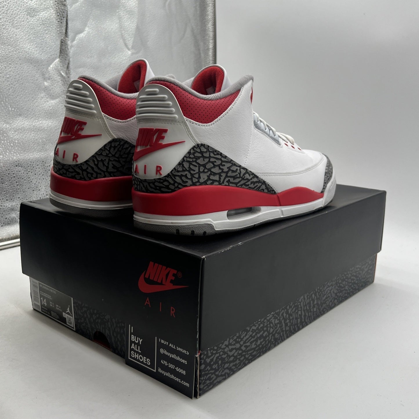 Size 14 - Air Jordan 3 Retro Mid Fire Red (DN3707-160)