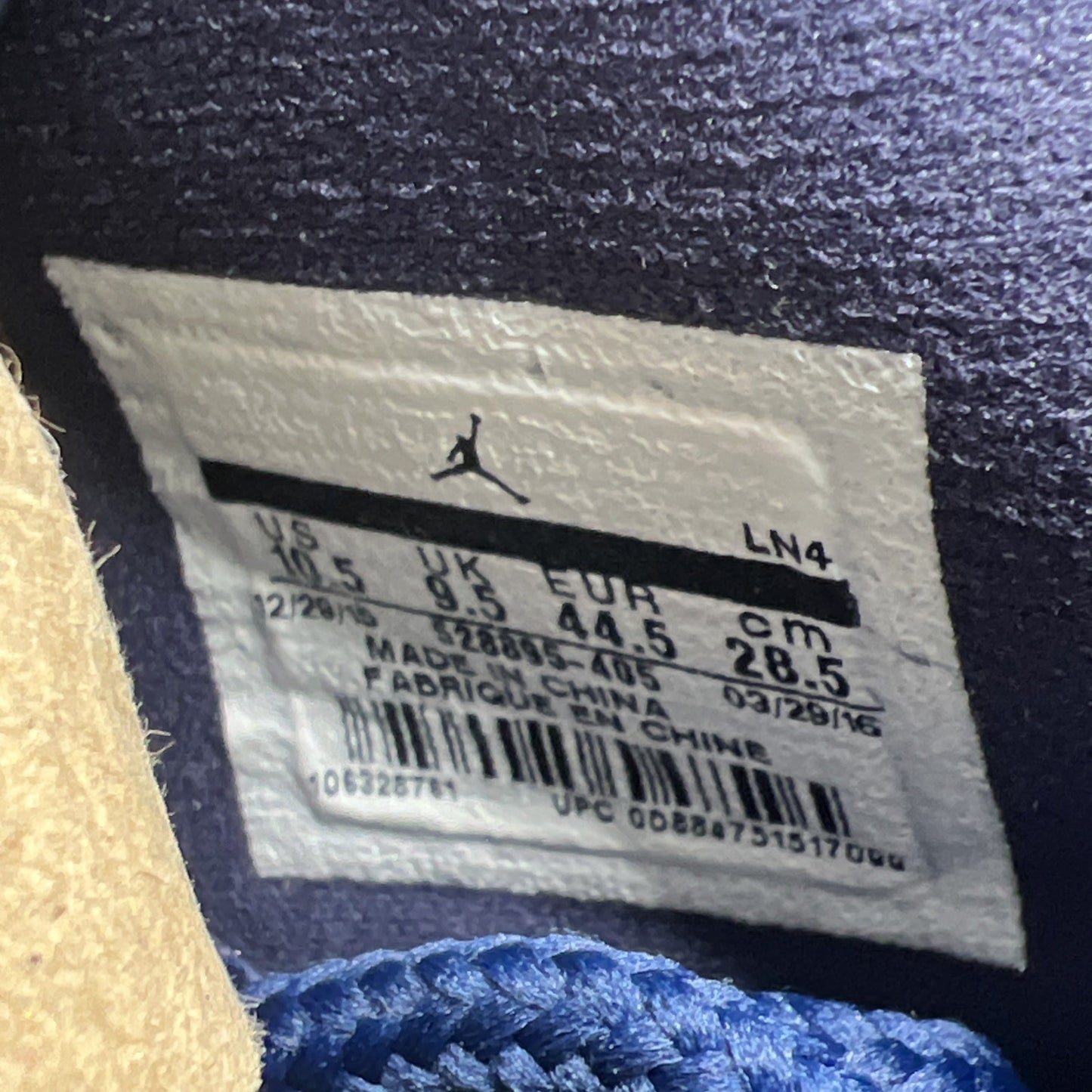 Size 10.5 - Air Jordan 11 Retro Low Navy Gum (528895-405)