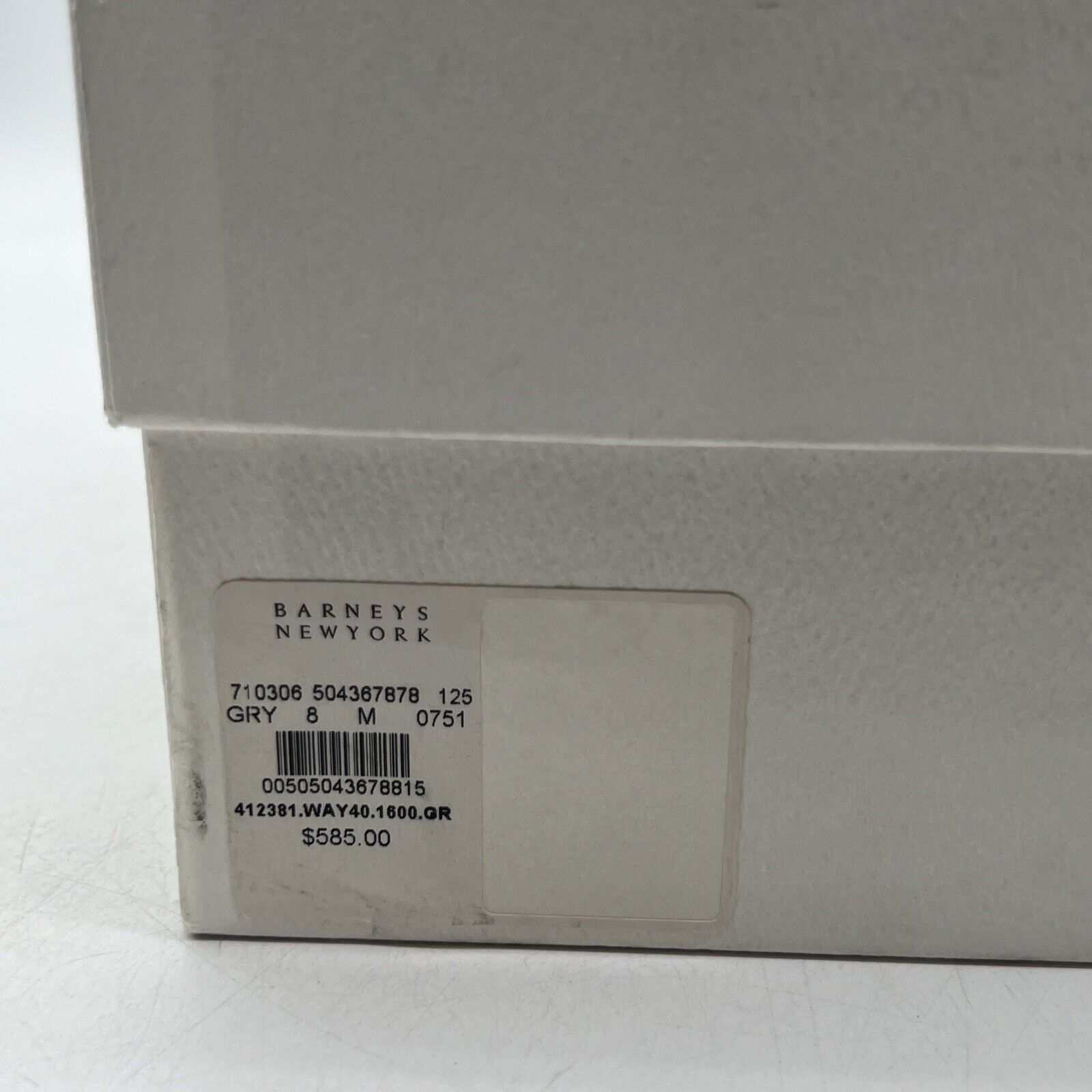 Size 8 - Balenciaga Arena Iron Grey High Top (341760-WAD40-1414)