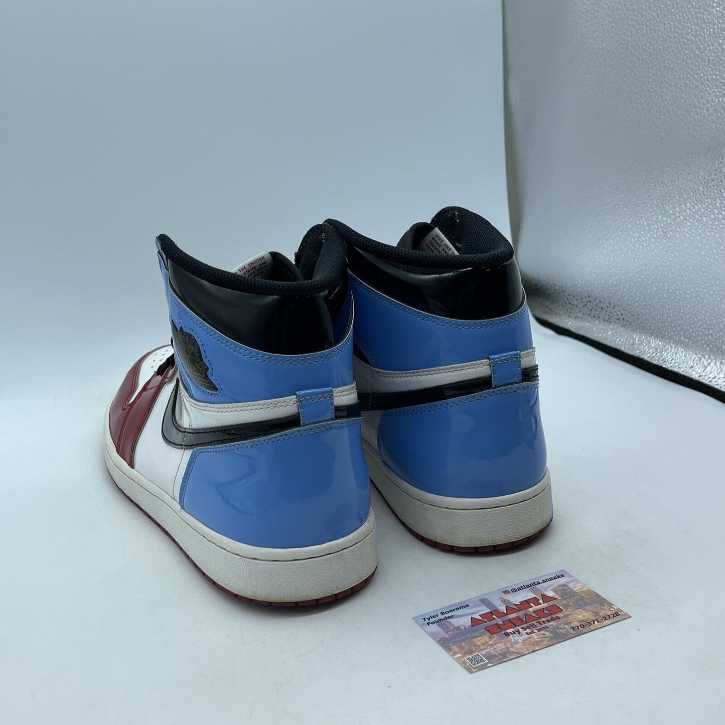 Size 12 - Jordan 1 Retro OG High Fearless Blue Red White Leather (CK5666-100)