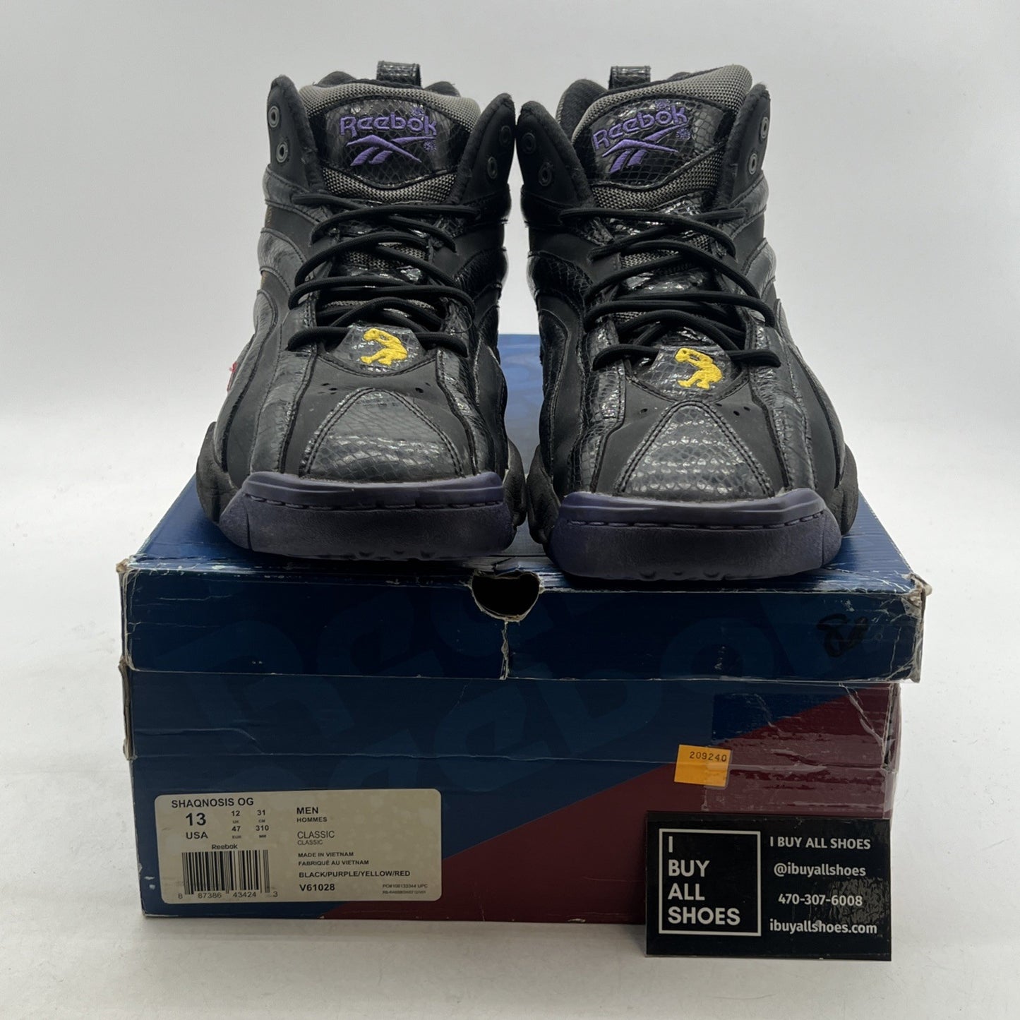 Size 13 - Reebok Shaqnosis OG Escape From LA (V61028)