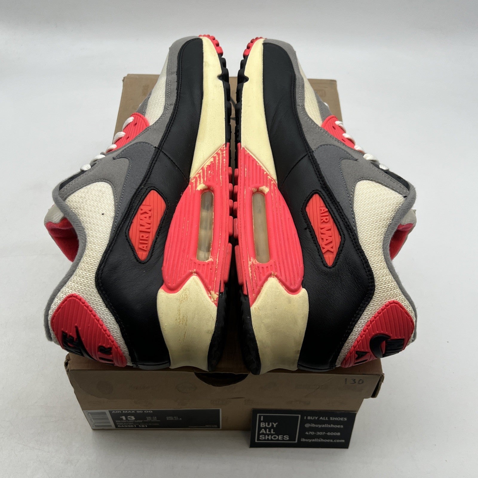 Size 13 - Nike Air Max 90 OG Vintage 2013 Infrared (543361-161)