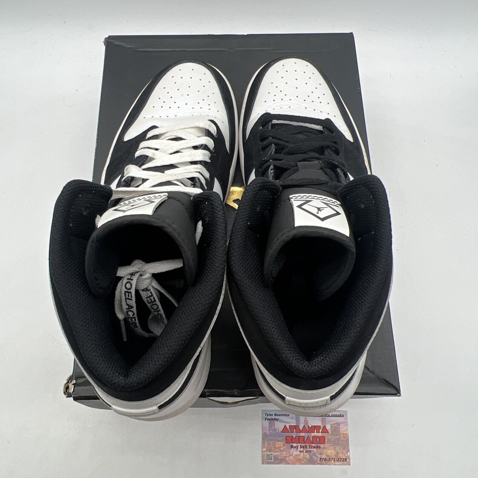 Size 12 - Jordan 1 Mid SE Diamond White Black Suede Leather (DH6933-100)