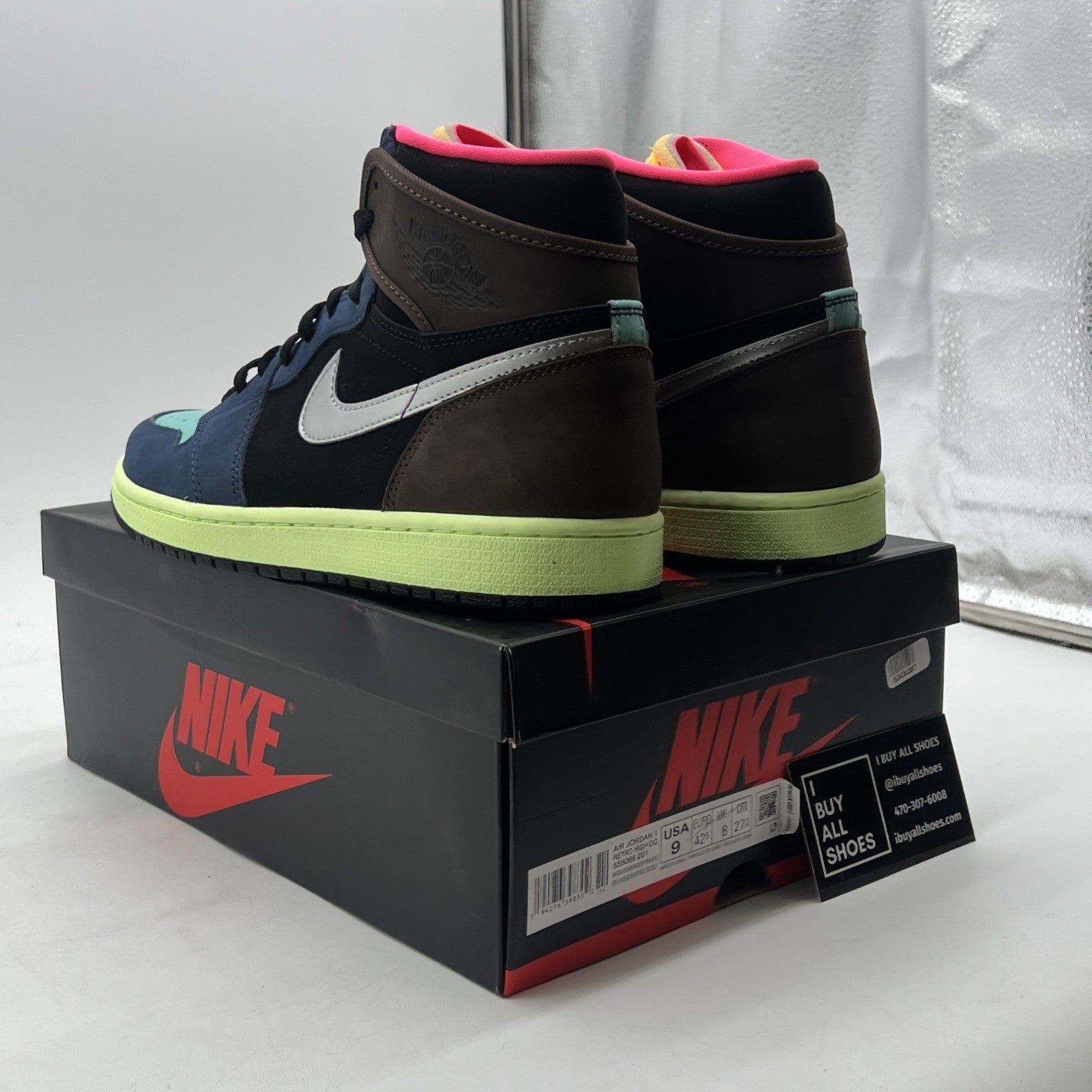 Size 9 - Air Jordan 1 Retro High Tokyo Bio Hack (555088-201)