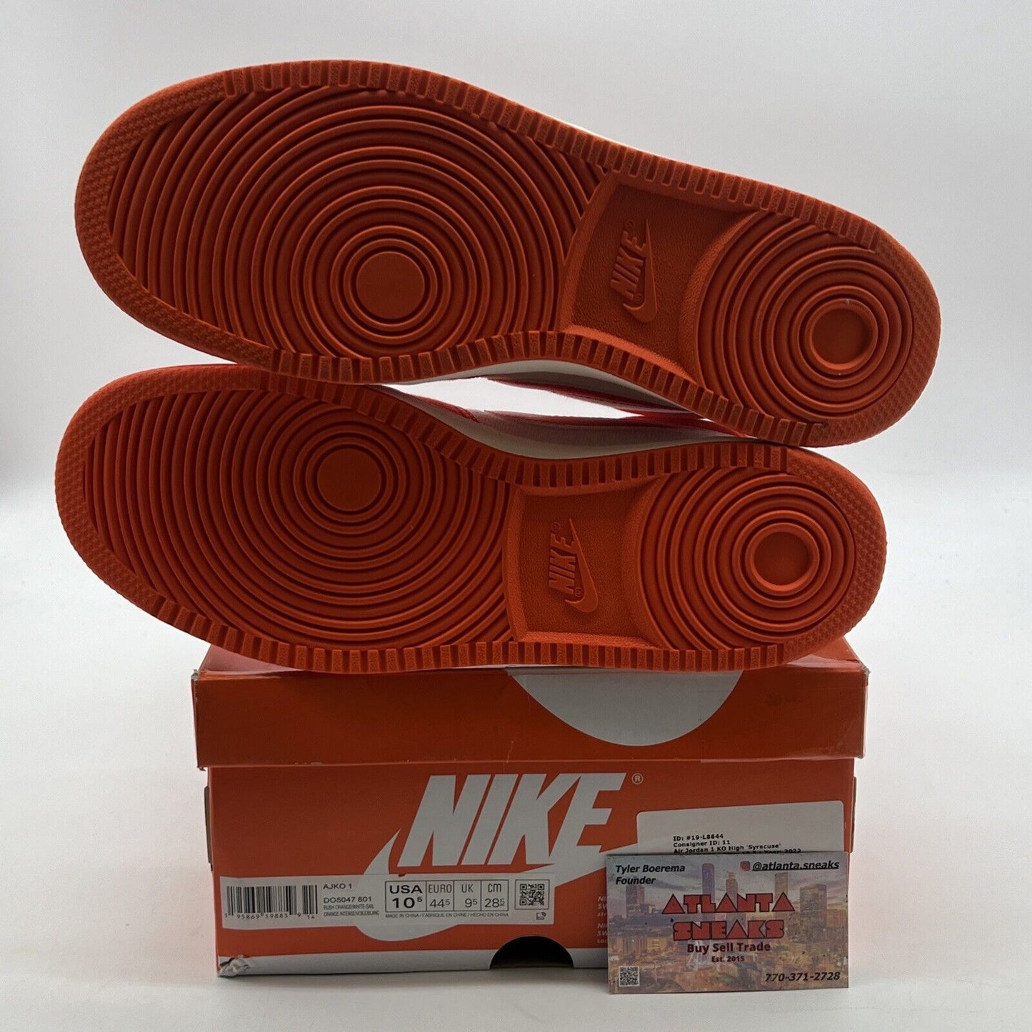 Size 10.5 - Air Jordan 1 KO High Syracuse (DO5047-801)