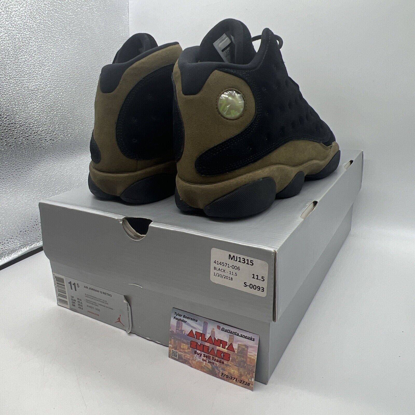 Size 11.5 - Jordan 13 Retro Olive 2018 Brand New Og All