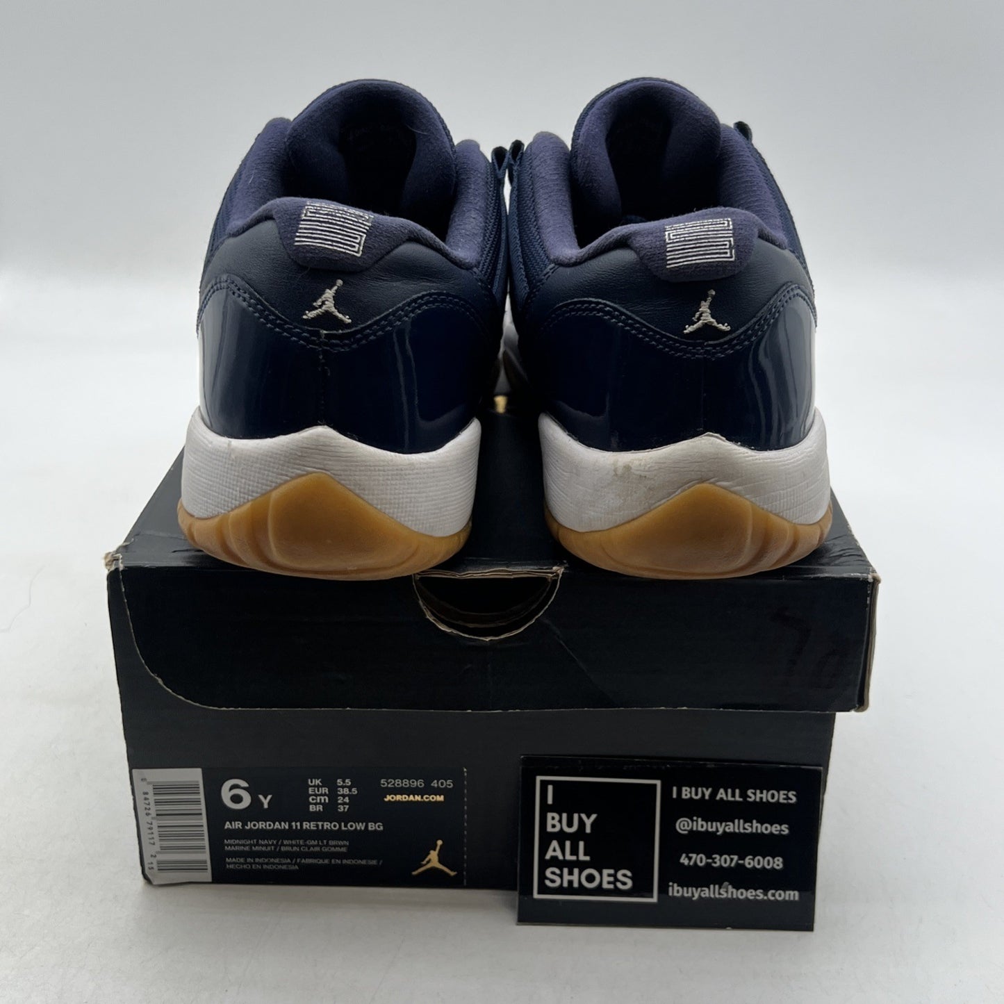 Size 6Y - Air Jordan 11 Retro Mid Navy Gum (528896-405)