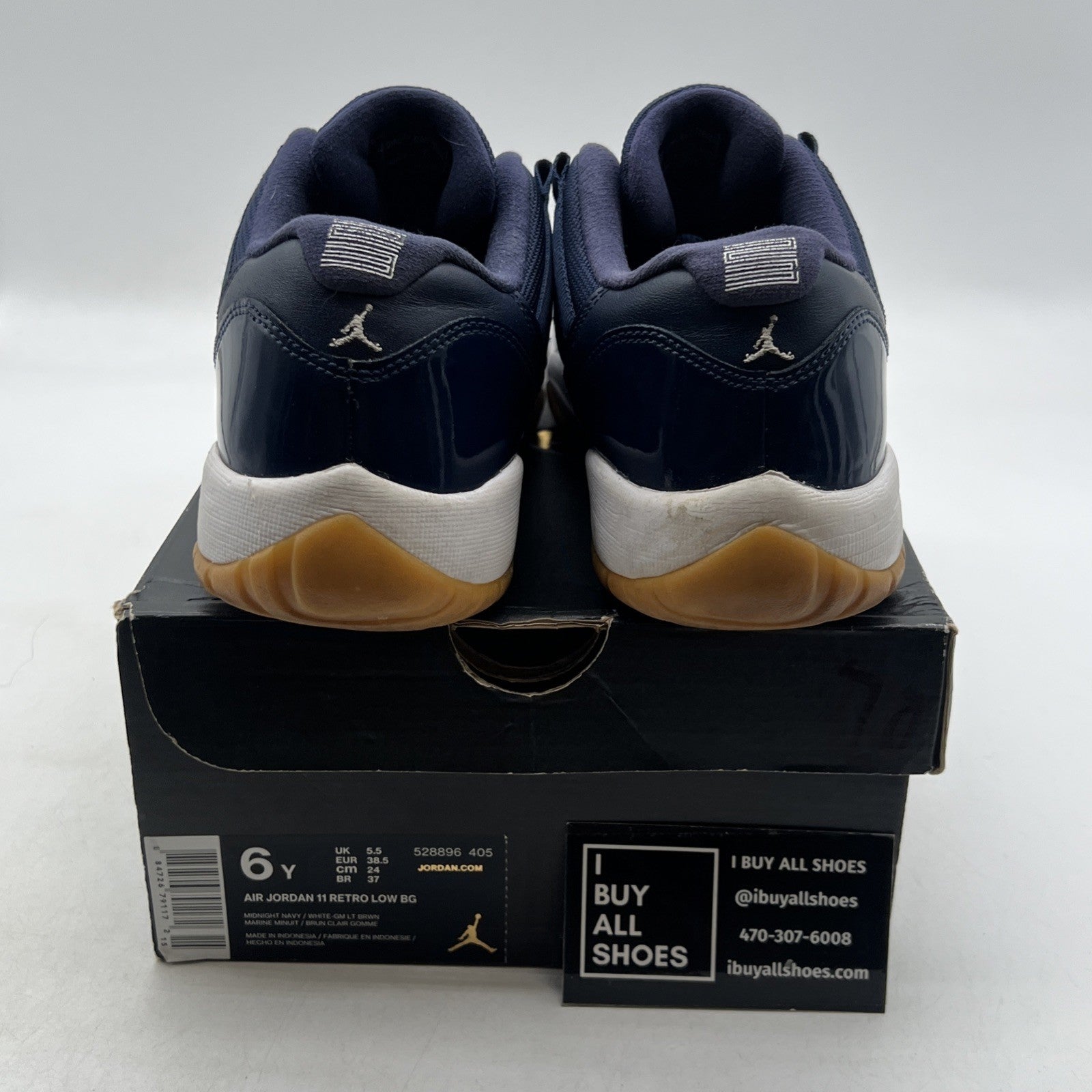 Size 6Y - Air Jordan 11 Retro Mid Navy Gum (528896-405)