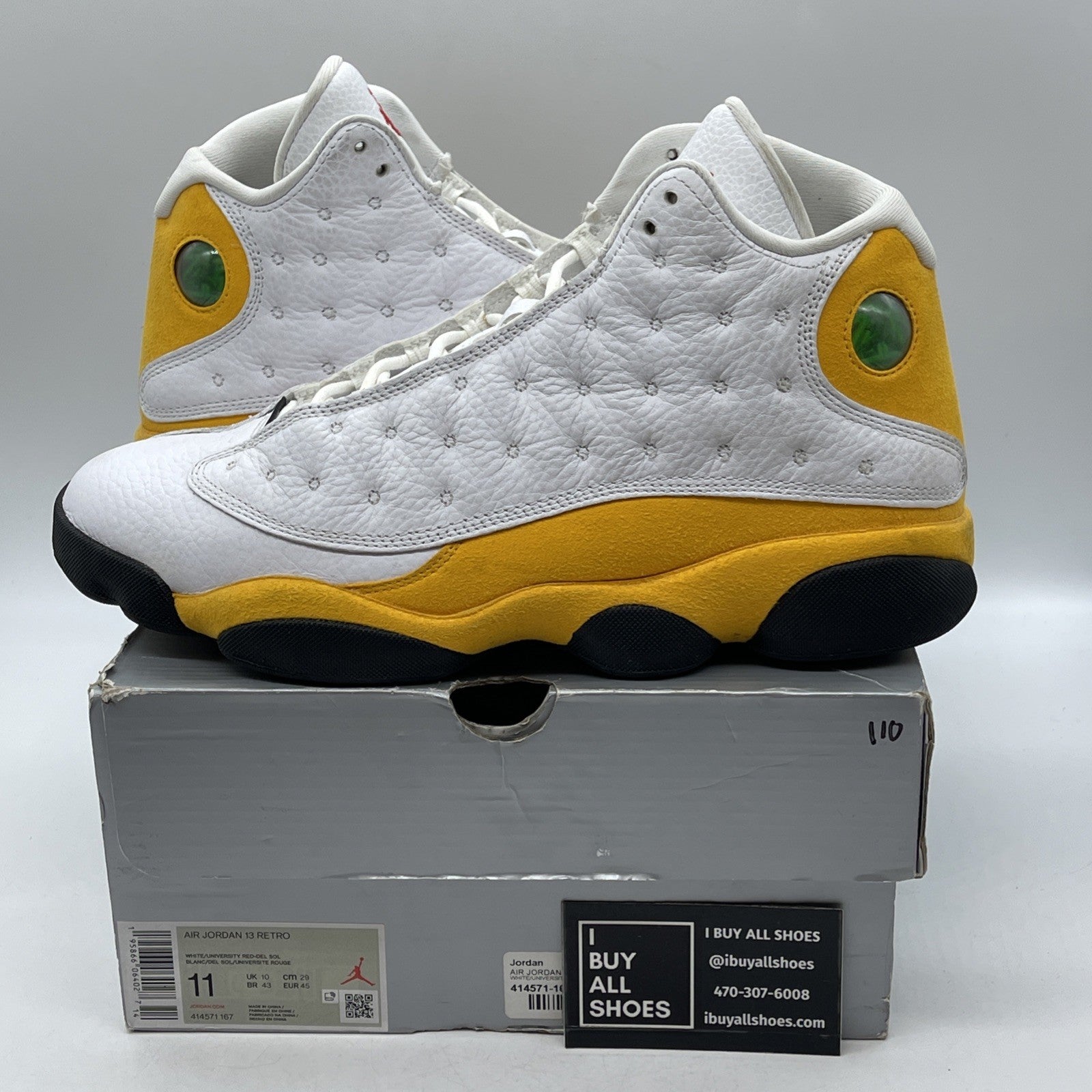 Size 11 - Air Jordan 13 Del Sol 2022 (414571-167)