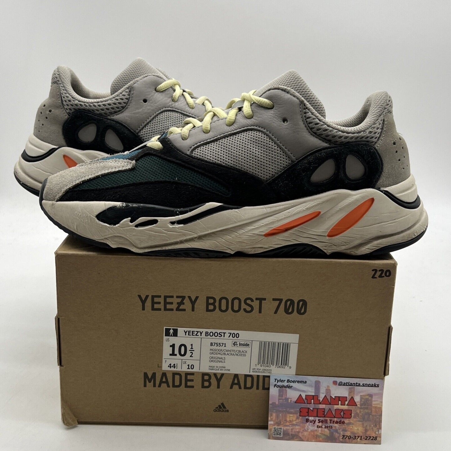 Size 10.5 - adidas Yeezy Boost 700 Low Wave Runner (B75571)