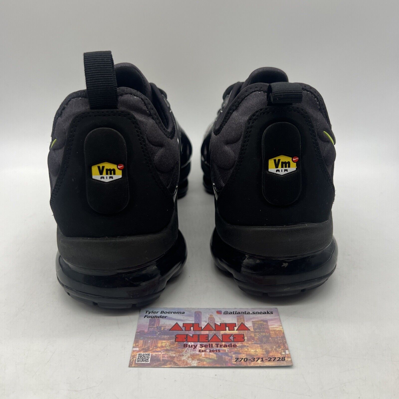 Size 12 - Nike Air VaporMax Plus Neon 95 White Black Green (924453-009)