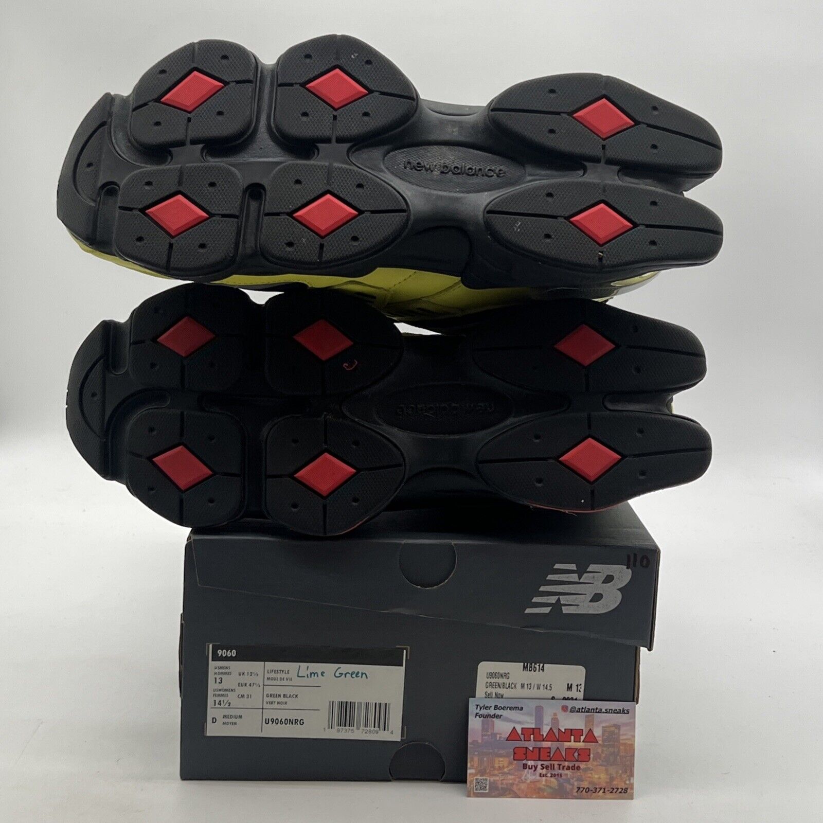 Size 13 - New Balance 9060 Tea Tree (U9060NRG)