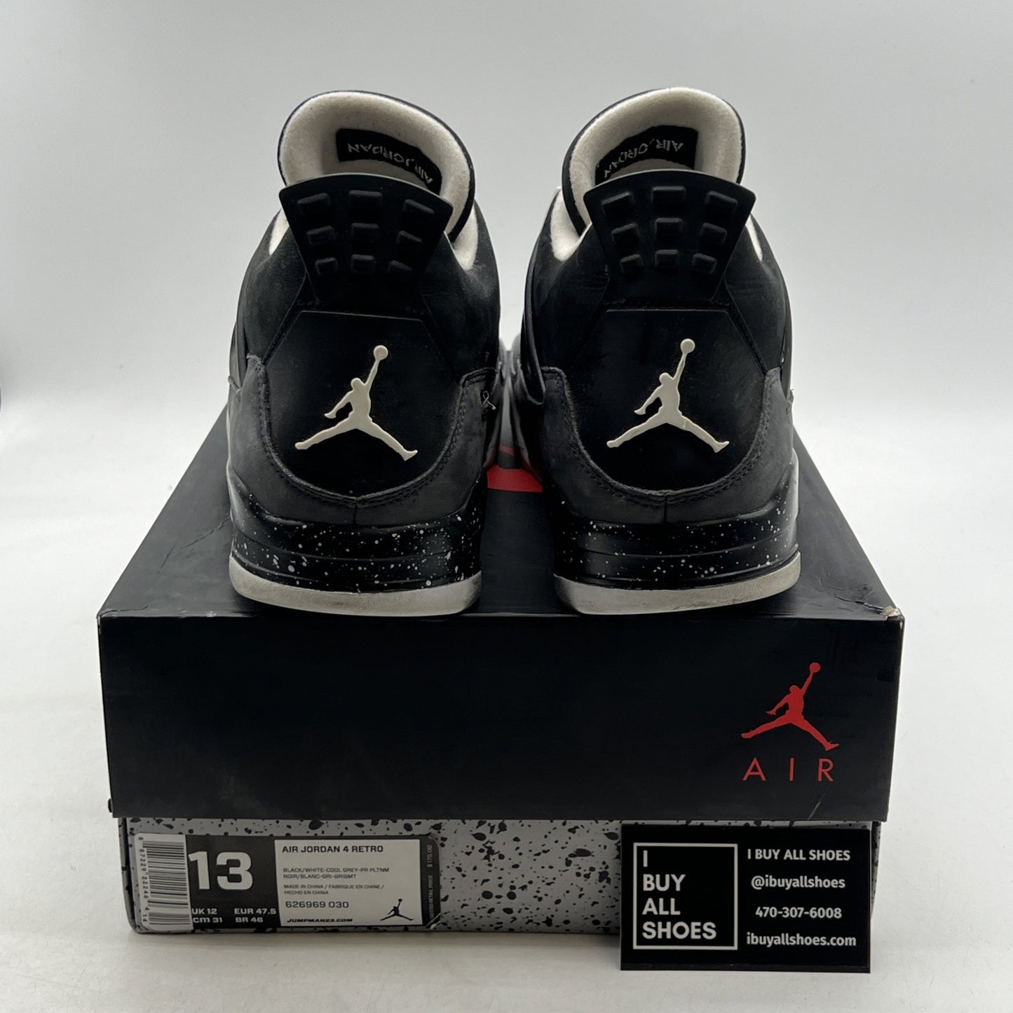 Size 13 - Air Jordan 4 Retro 2013 Fear (626969-030)