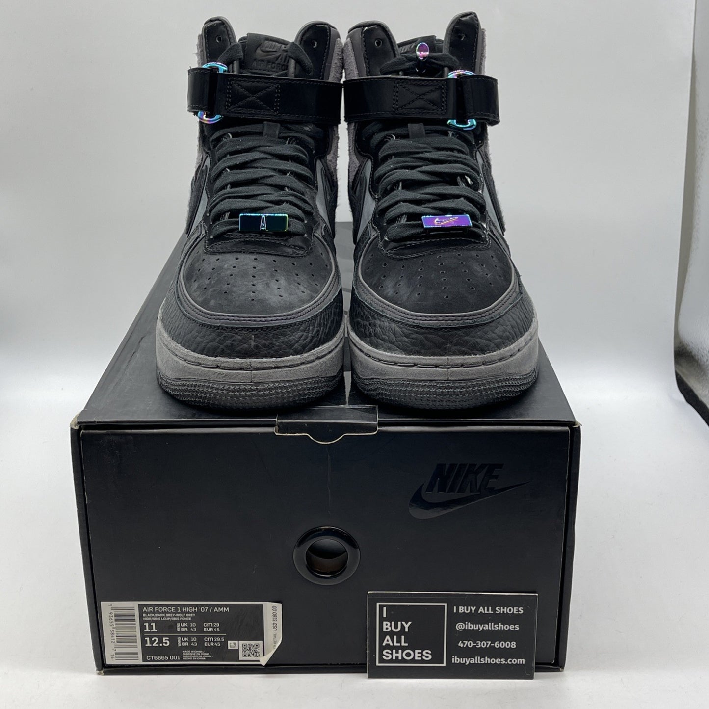 Size 11 - Nike A Ma Maniére x Air Force 1 High Hand Wash Cold (CT6665-001)