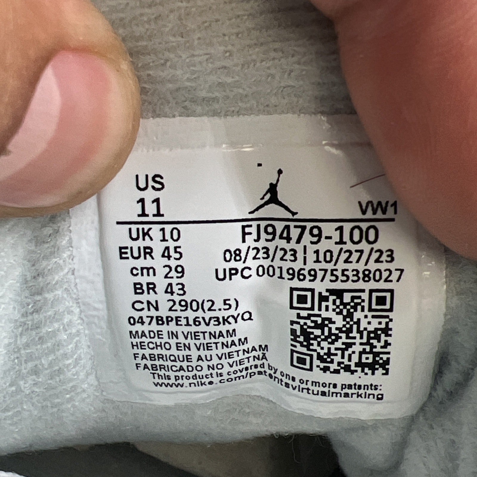 Size 11 - Air Jordan 3 Retro Ivory Grey White Suede Leather (FJ9579-100)