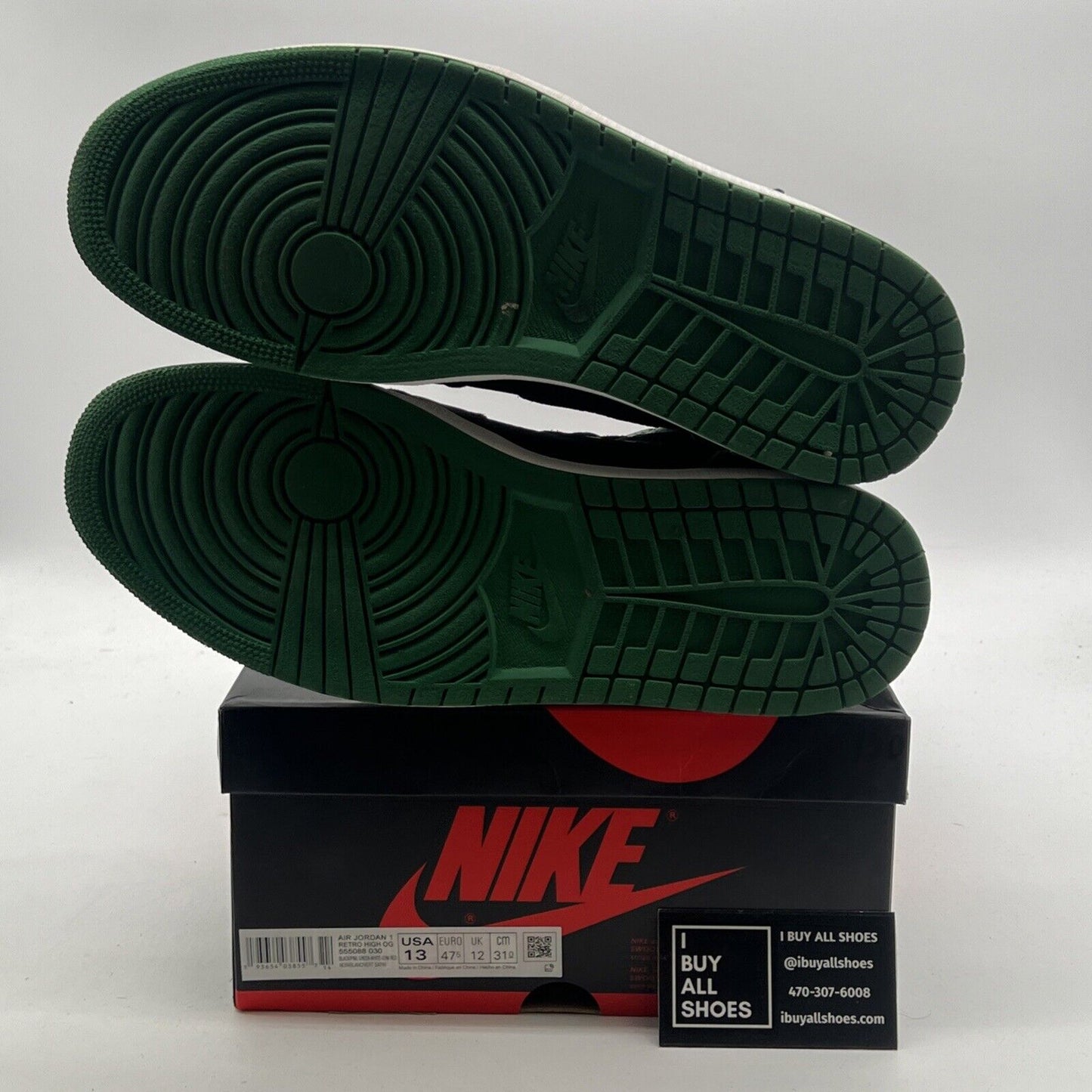Size 13 - Air Jordan 1 Retro OG High Pine Green 2.0 (555088-030)