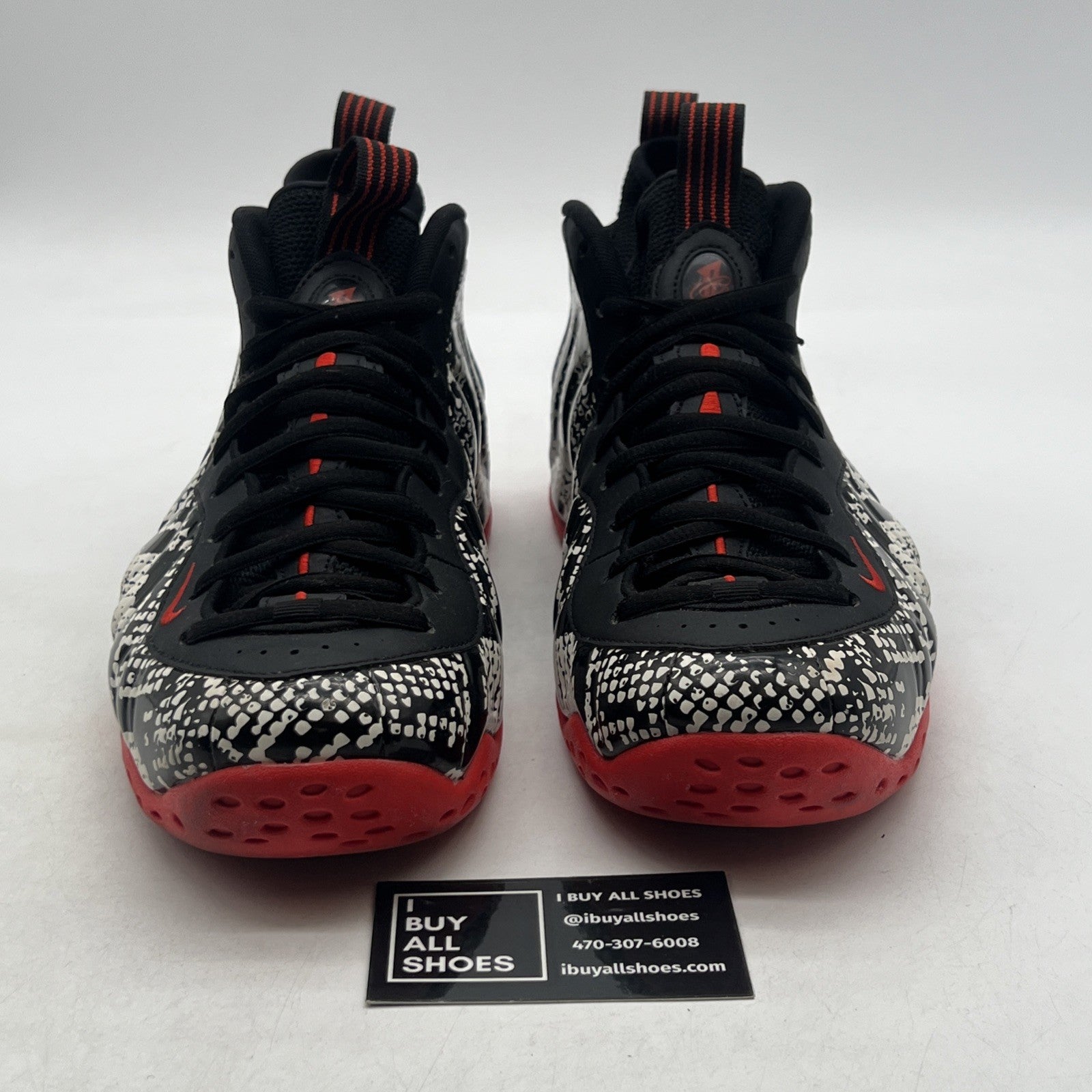 Size 10.5 - Nike Air Foamposite One Albino Snakeskin (314996-101)