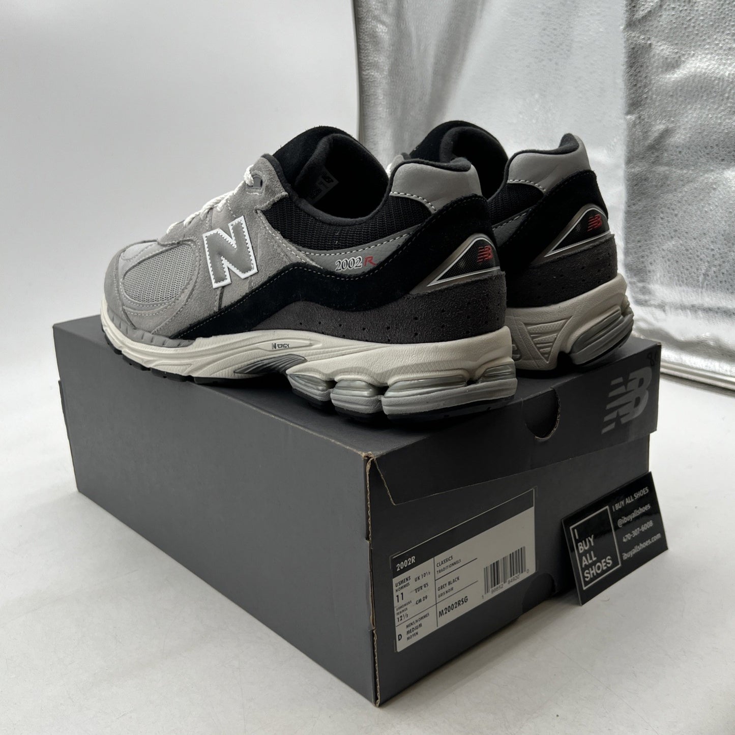 Size 11 - New Balance 2002R Slate Grey Black (M2002RSG)