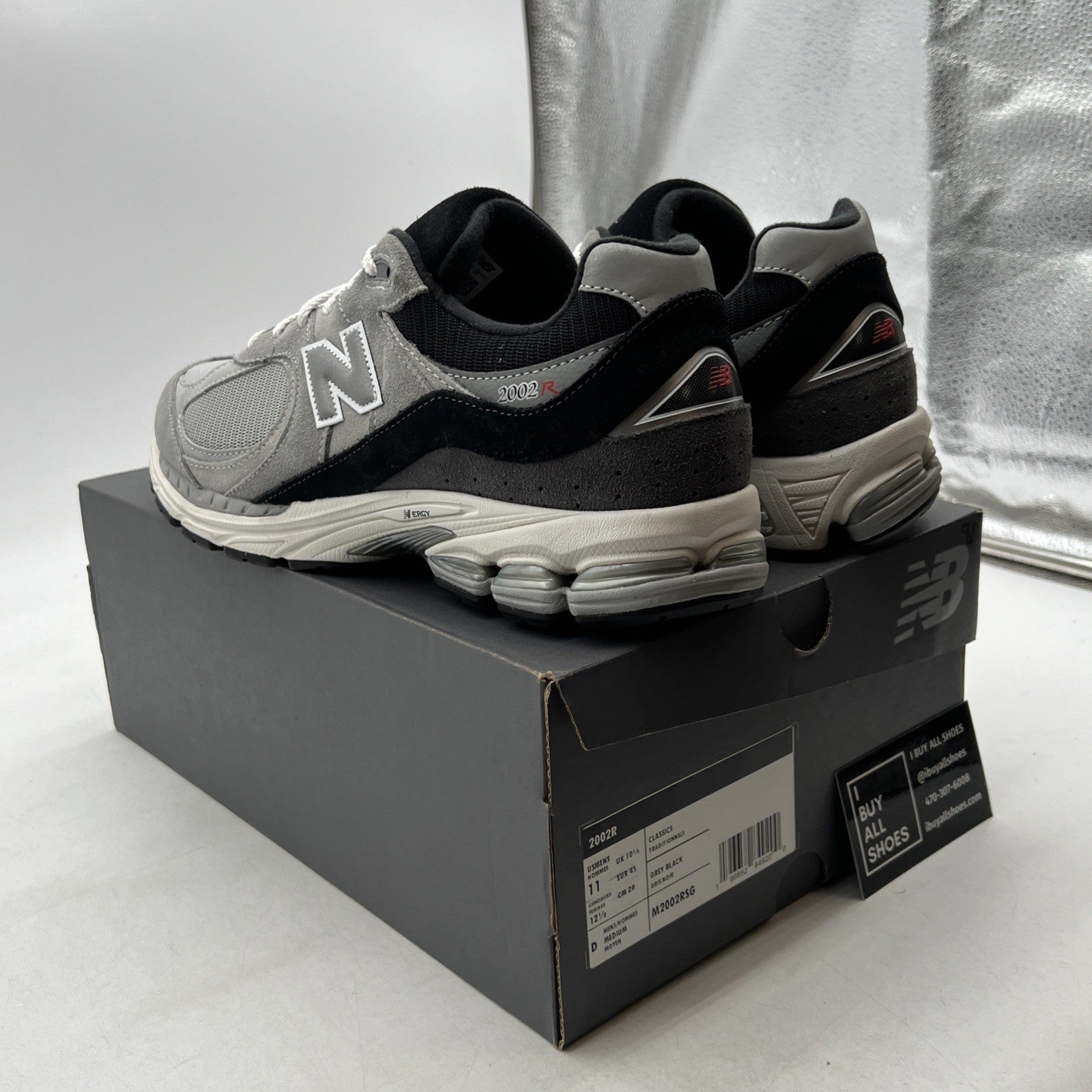 Size 11 - New Balance 2002R Slate Grey Black (M2002RSG)