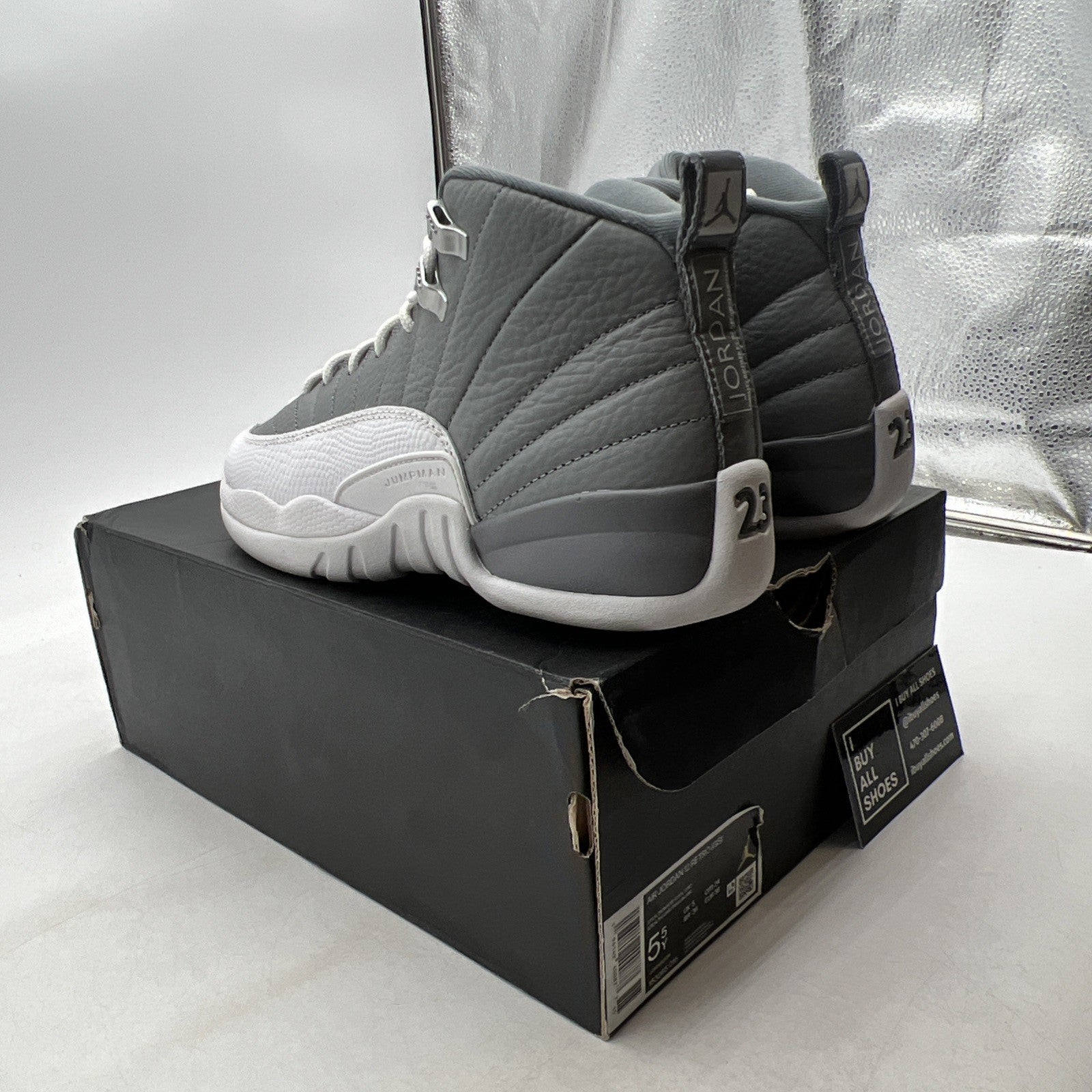 Size 5.5 - Air Jordan 12 Stealth 2022 (153265-015)