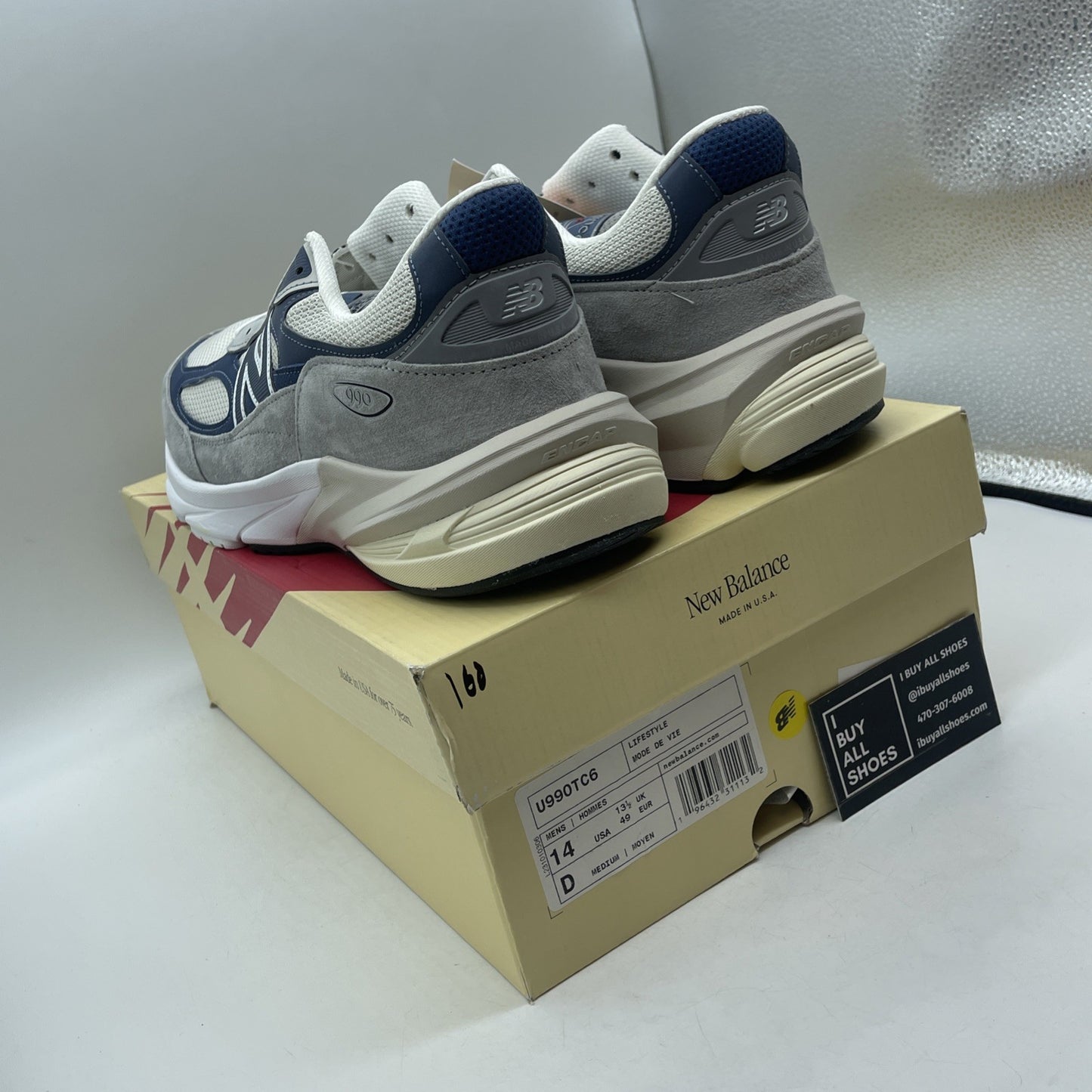Size 14 - New Balance 990v6 Made in USA Grey Day 2023 (U990TC6)