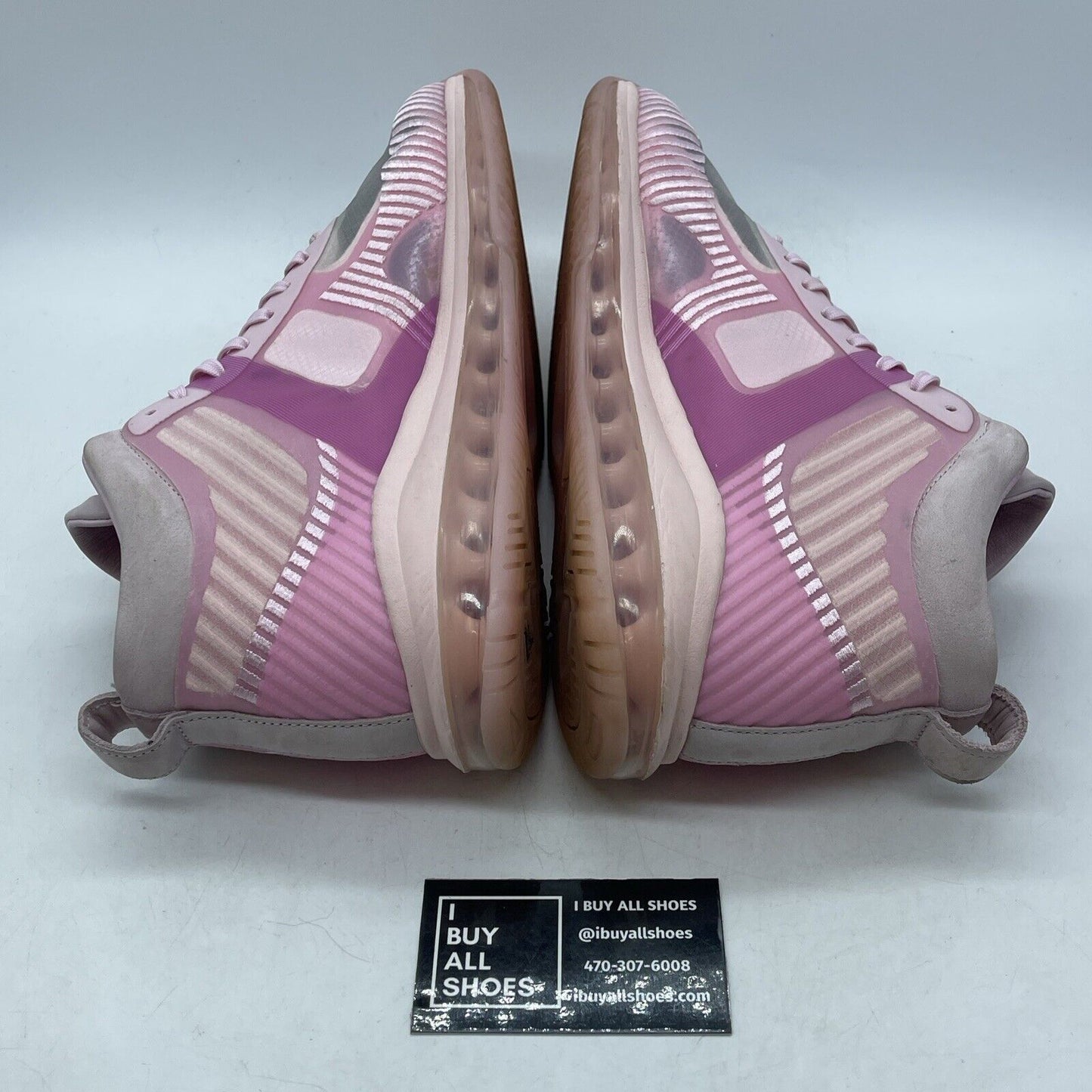 Size 11.5 - Nike John Elliott x LeBron Icon Tulip Pink Suede (AQ0114-600)