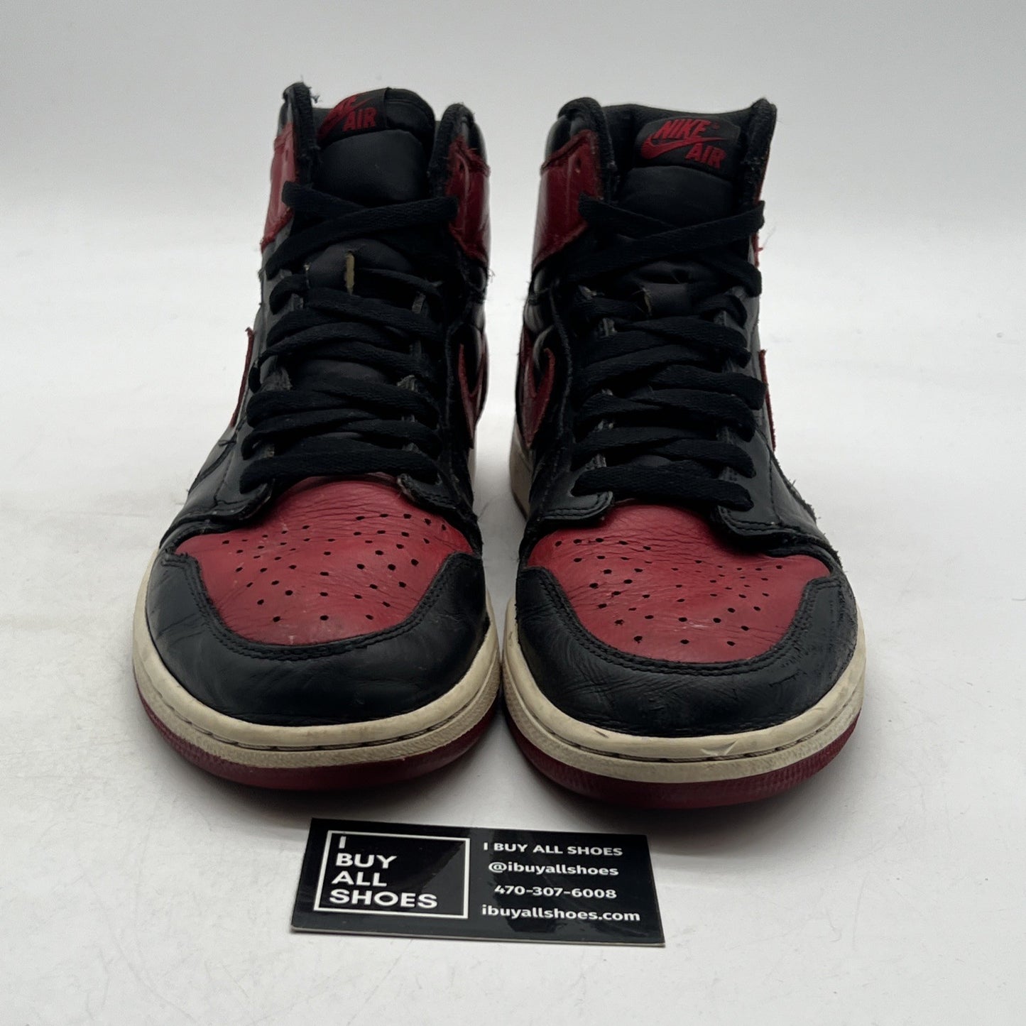 Size 12 - Air Jordan 1 Retro OG High Banned, Bred (555088-001)