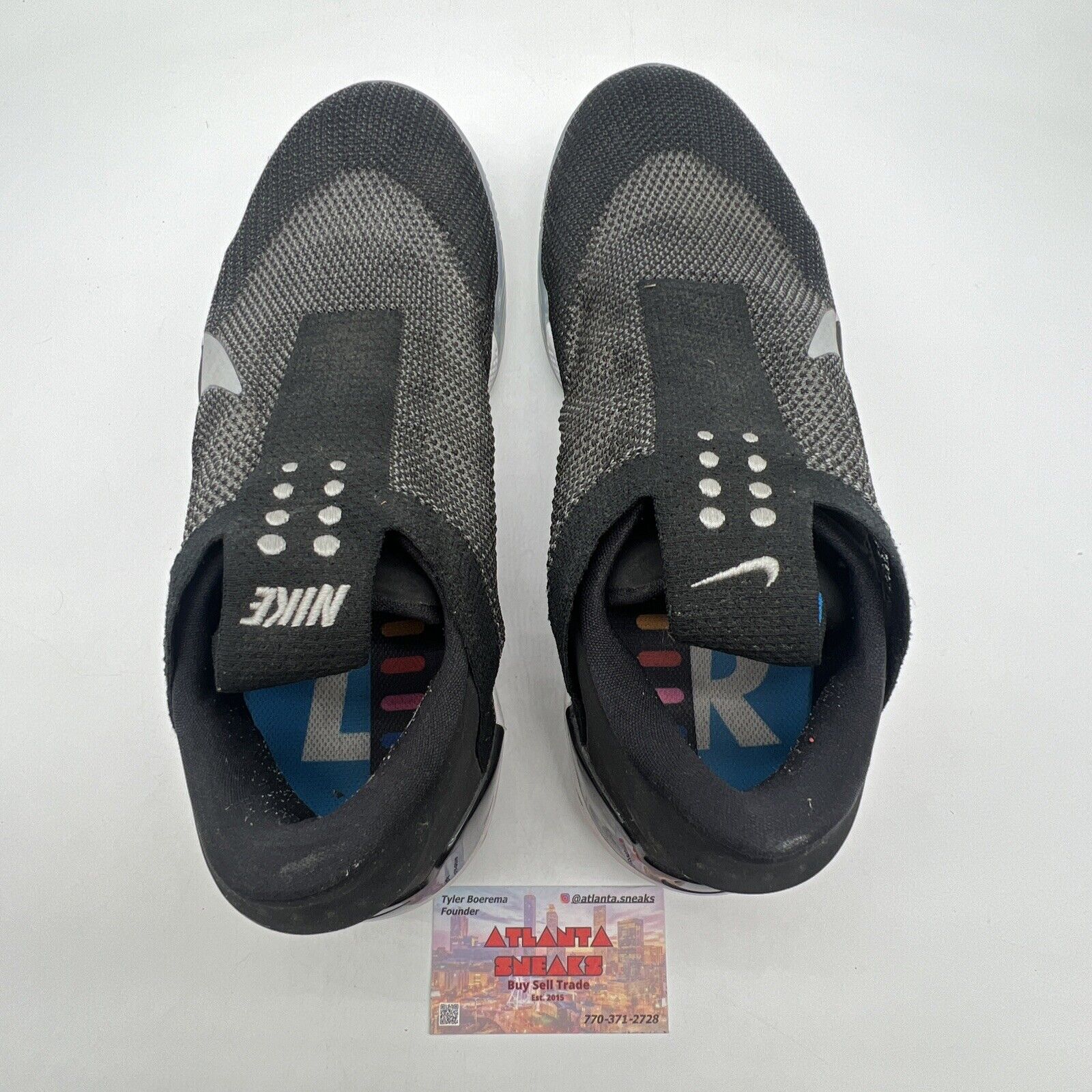 Size 13 - Nike Adapt BB Black - White Icey Black (AO2582-001)