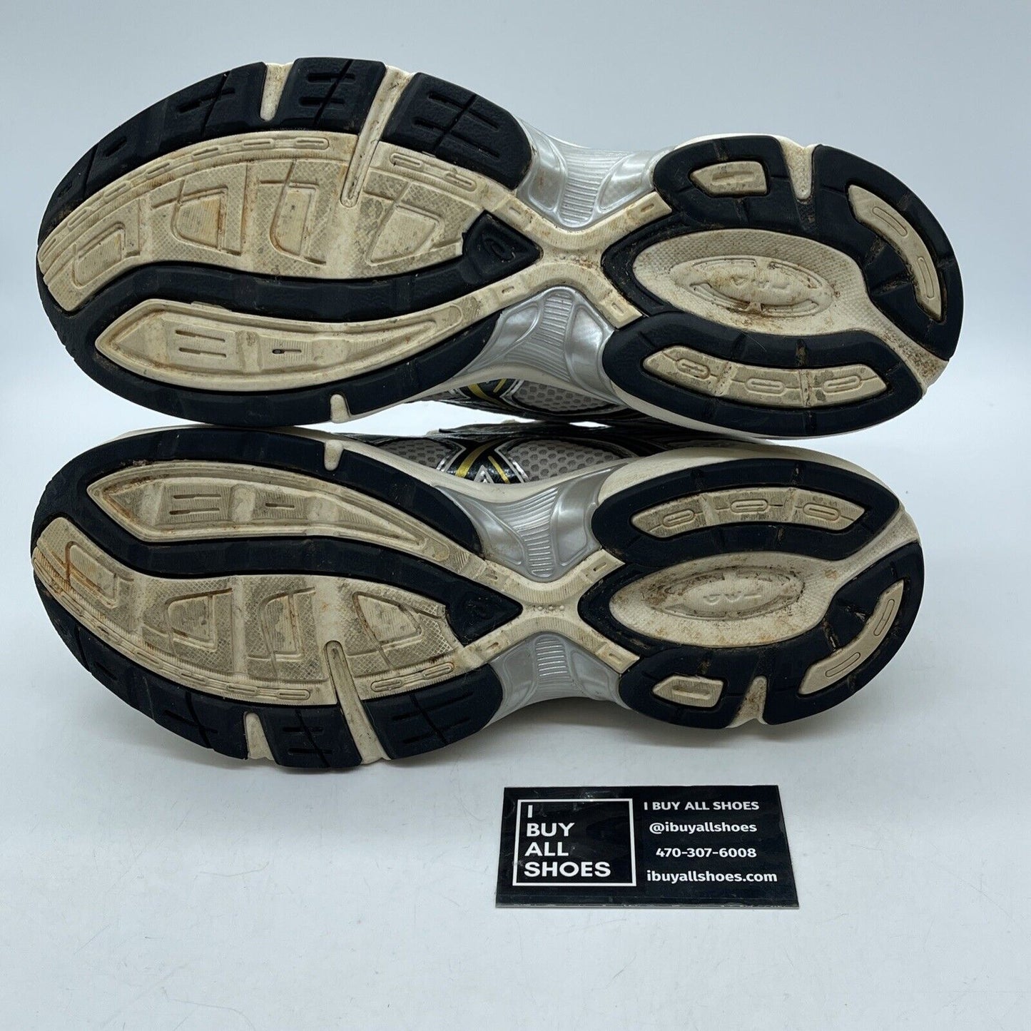 Size 9.5 - ASICS Gel-1130 'White Black Gold'  Suede Leather (1203A698-100)