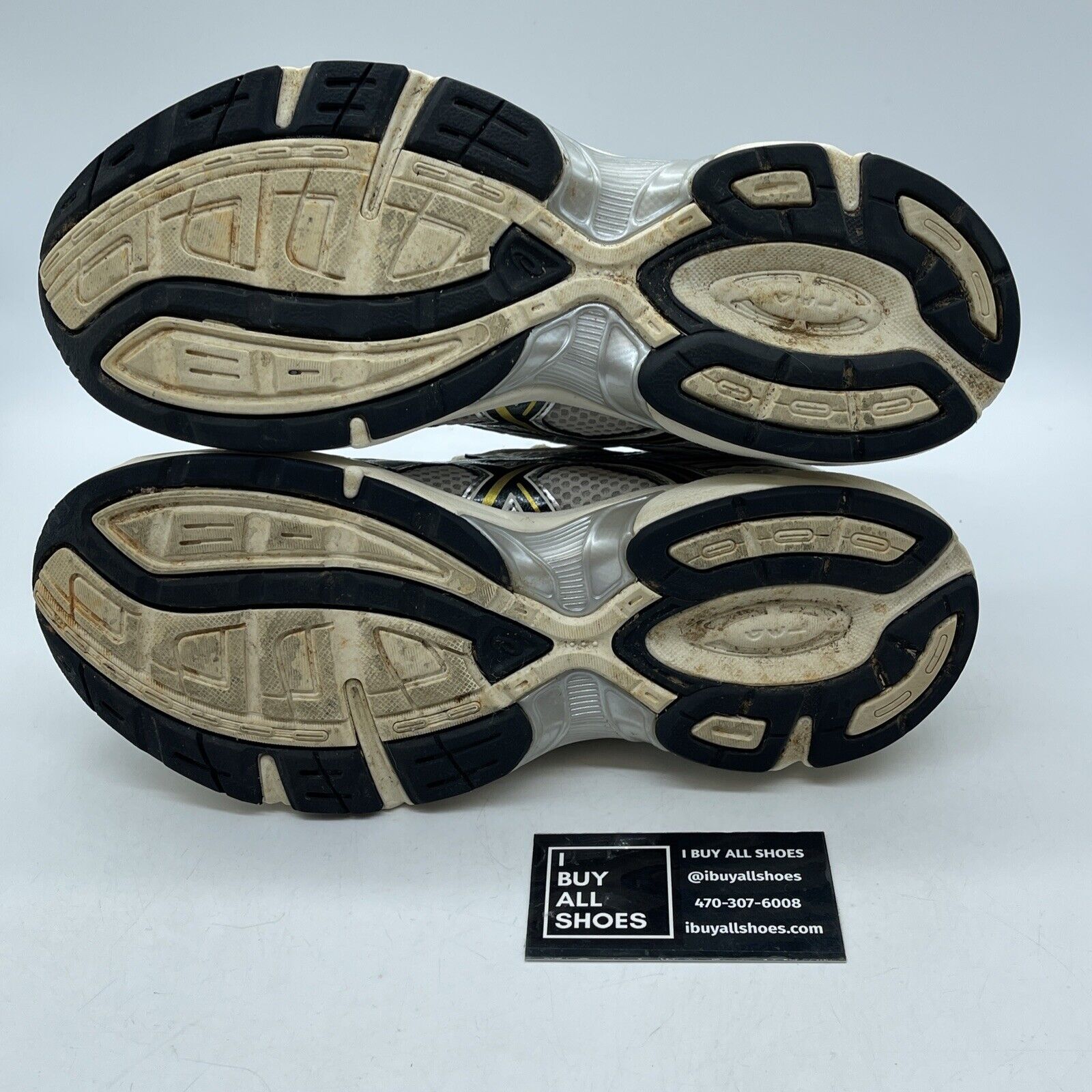 Size 9.5 - ASICS Gel-1130 'White Black Gold'  Suede Leather (1203A698-100)