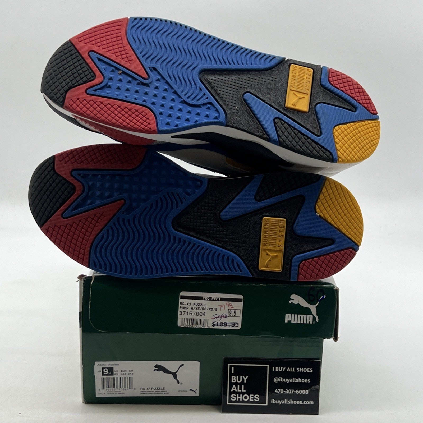 Size 9.5 - Puma RS-X3 Puzzle - (371570-04)