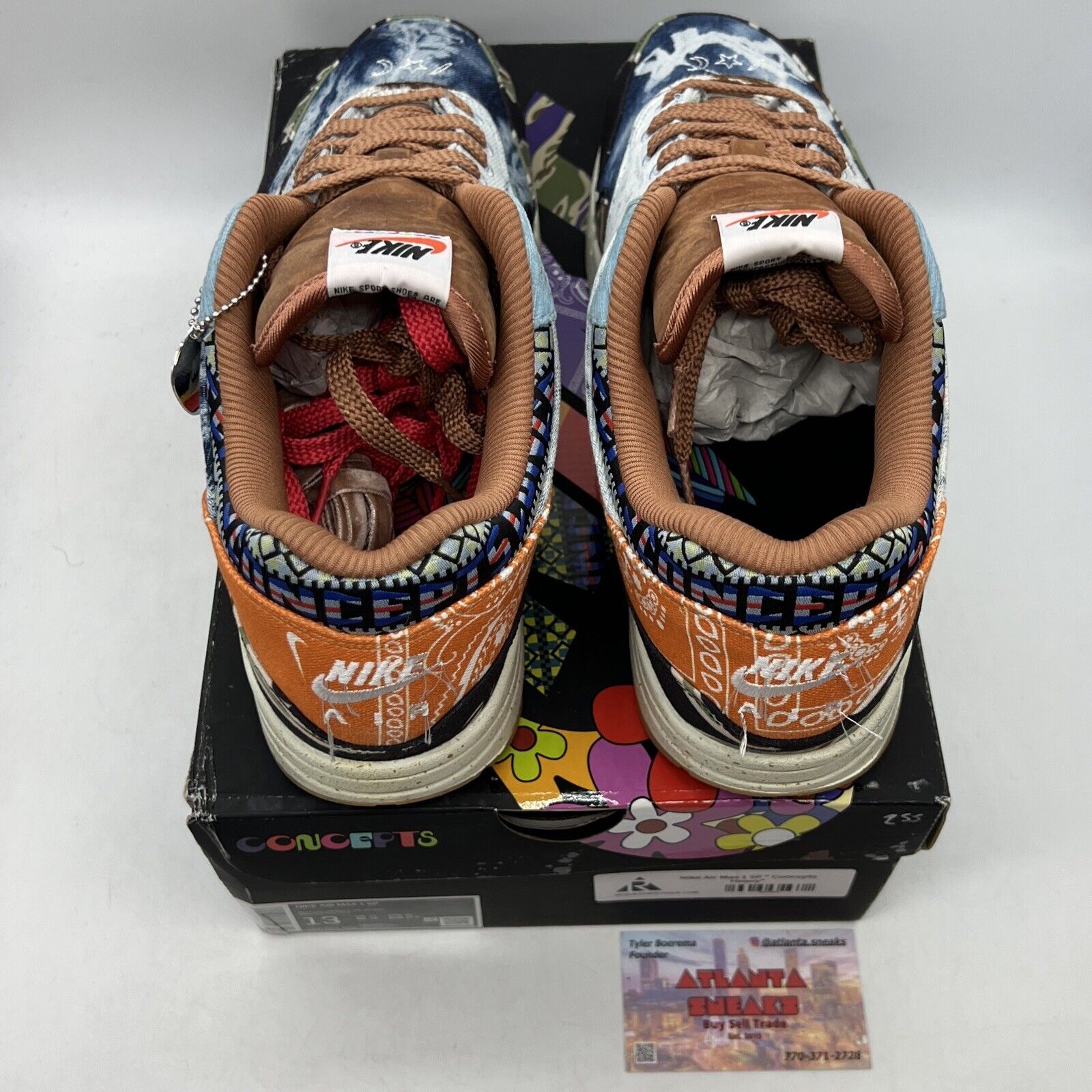 Size 13 - Nike Air Max 1 SP x Concepts Heavy 2022 Purple Red (DN1803-900)