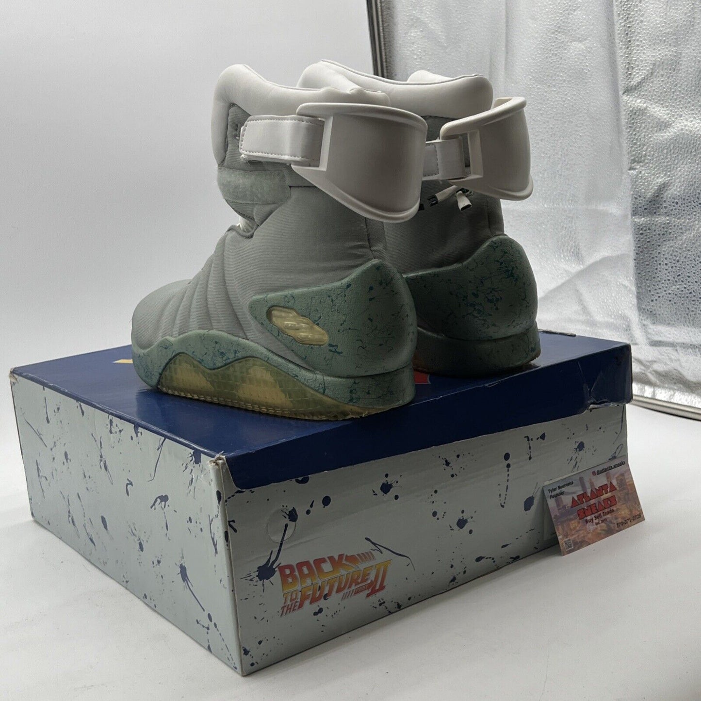 Size 11 - UNIVERSAL MARTY McFLY FUTURISTIC SHOES BACK TO THE FUTURE