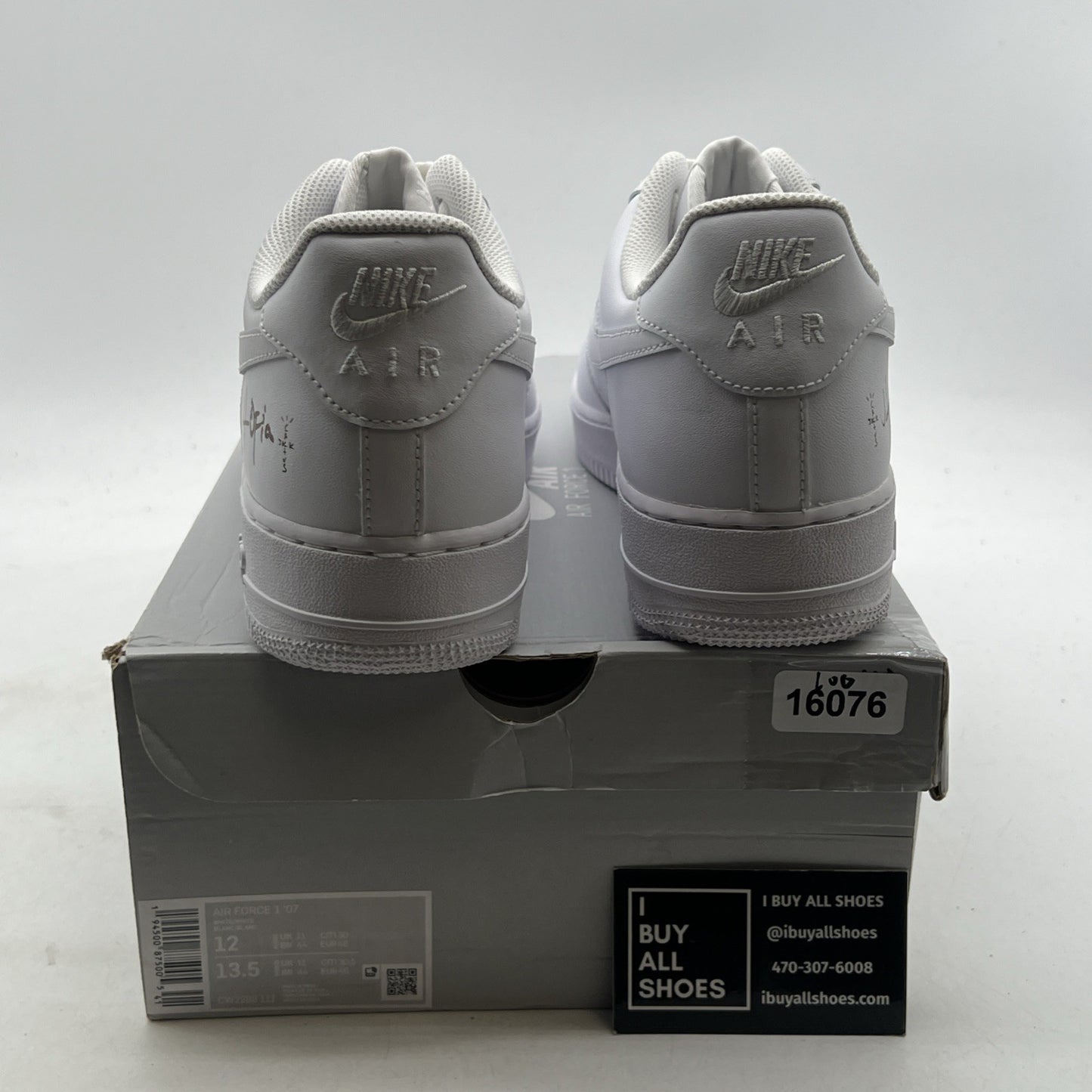 Size 12 - Nike Air Force 1 '07 Low Triple White (CW2288-111)