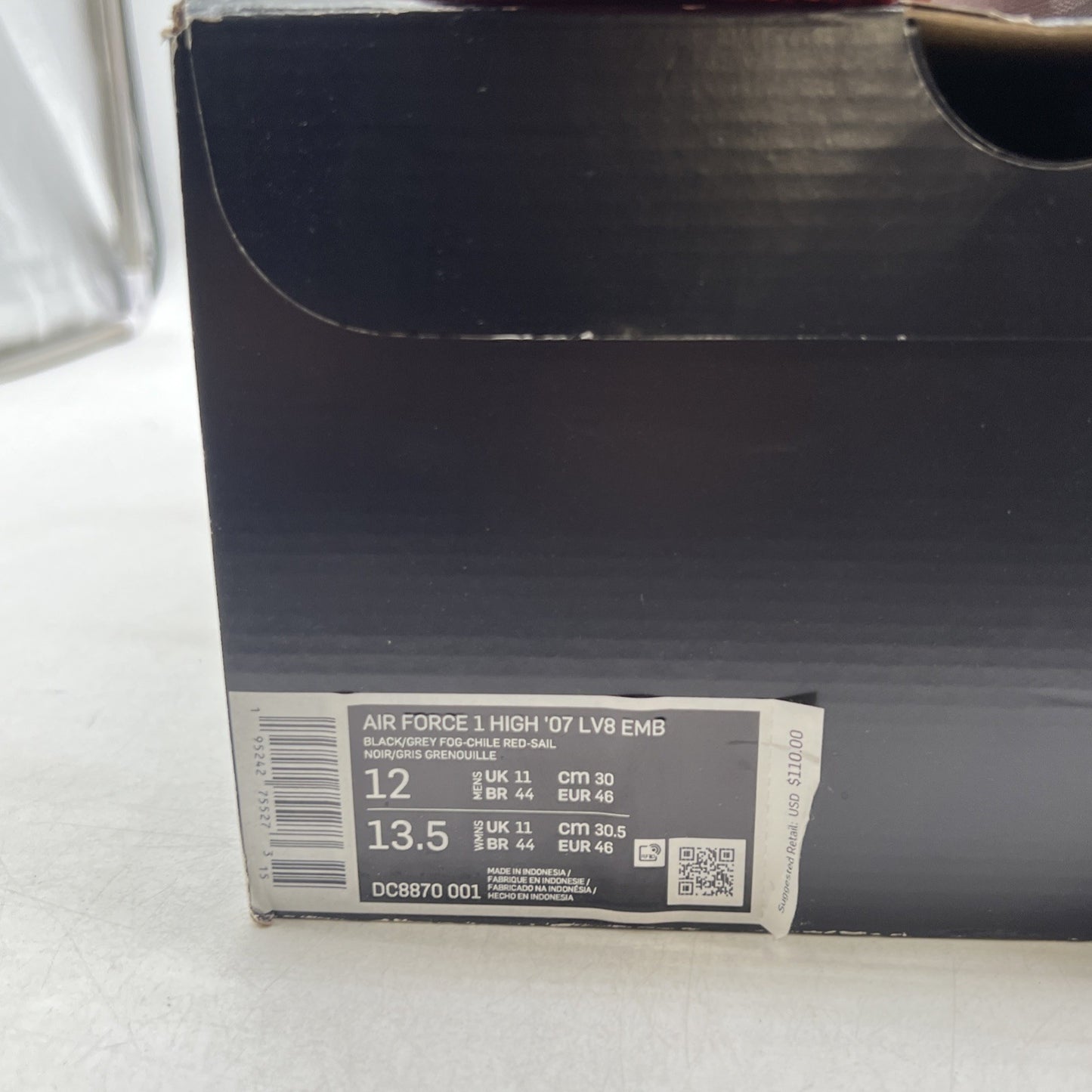 Size 12 - Nike Air Force 1 High 07 LV8 EMB 75TH NBA Anniversary (DC8870 001)