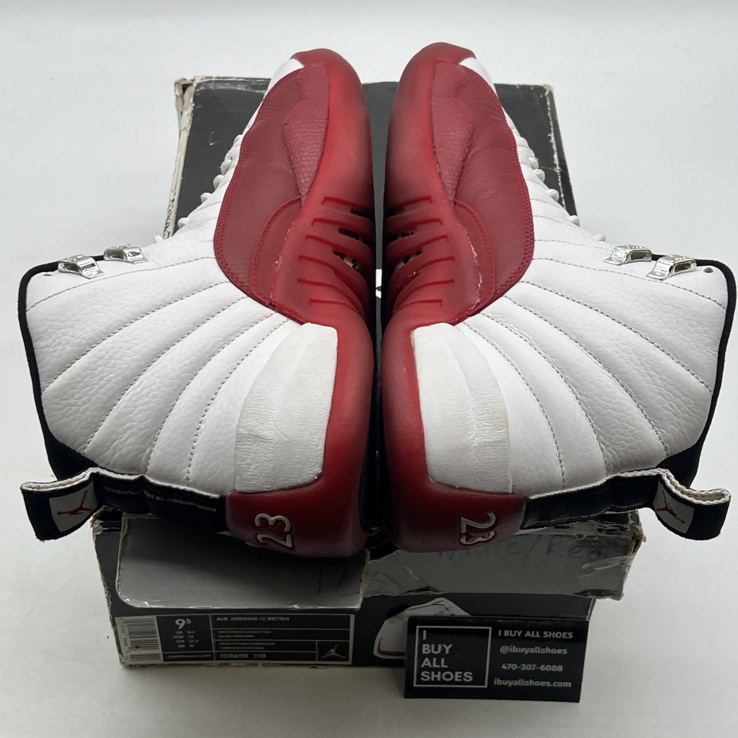Size 9.5 - Air Jordan 12 Retro 2009 Cherry (130690-110)