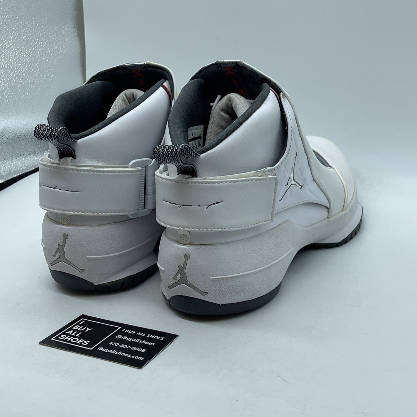Size 12 - Air Jordan 19 Retro 2019 Flint Grey White Leather (AQ9213-100)