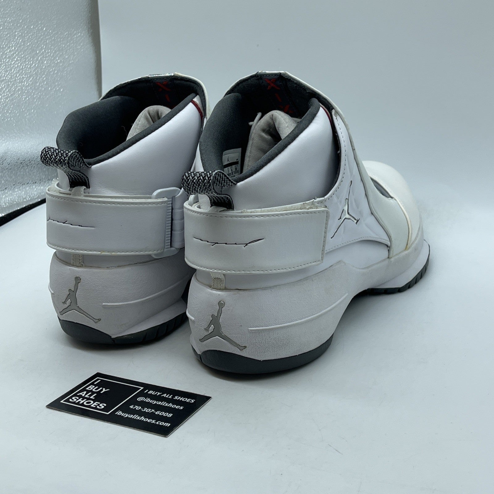 Size 12 - Air Jordan 19 Retro 2019 Flint Grey White Leather (AQ9213-100)
