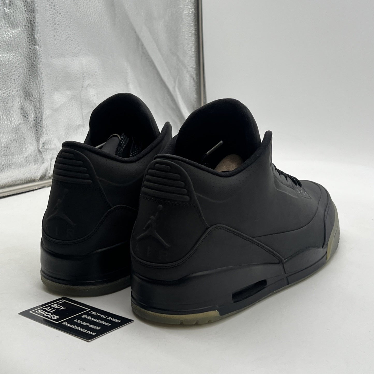 Size 13 - Air Jordan 3 5Lab3 Reflective Black (631603-010)