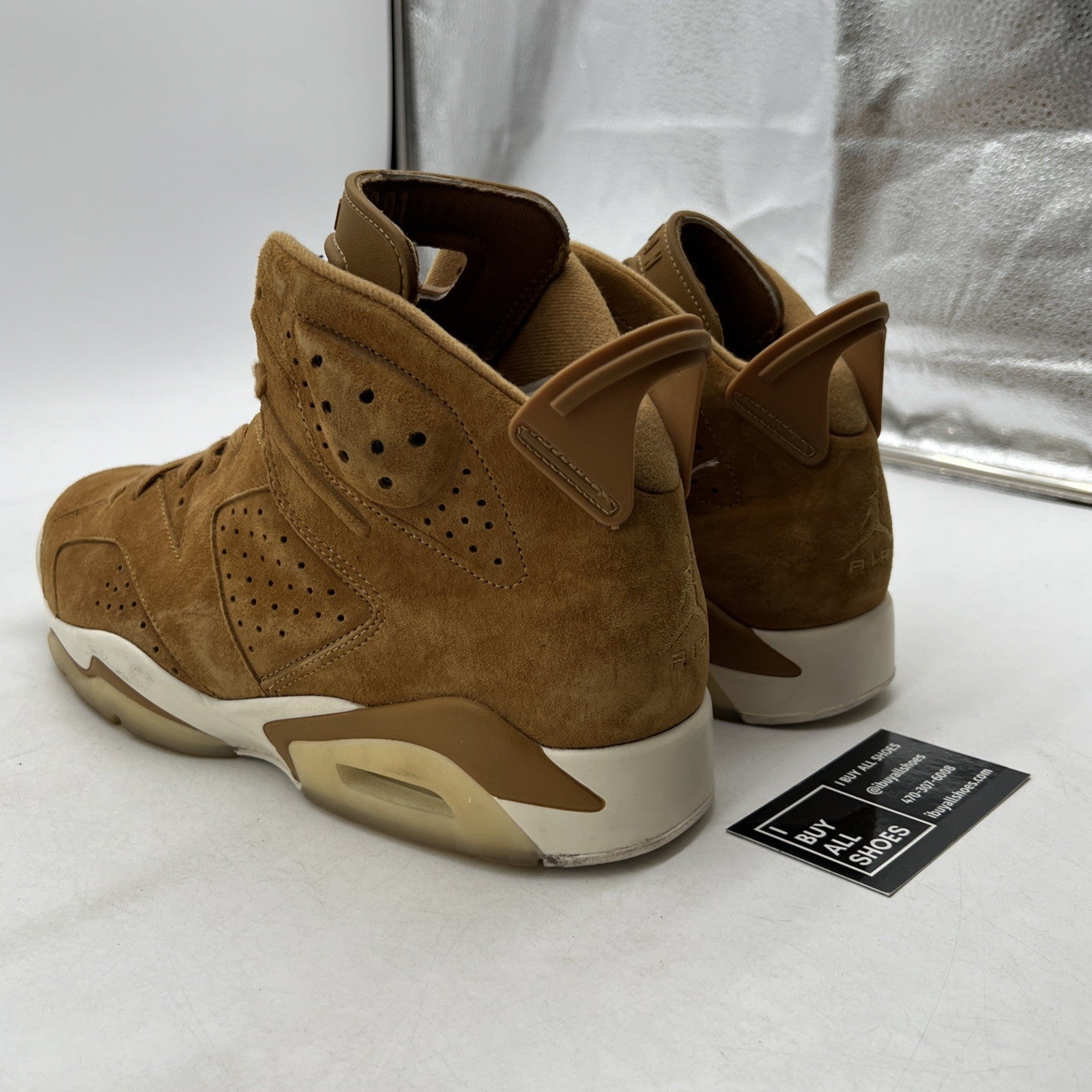 Size 11.5 - Air Jordan 6 Retro Wheat (384664-705)