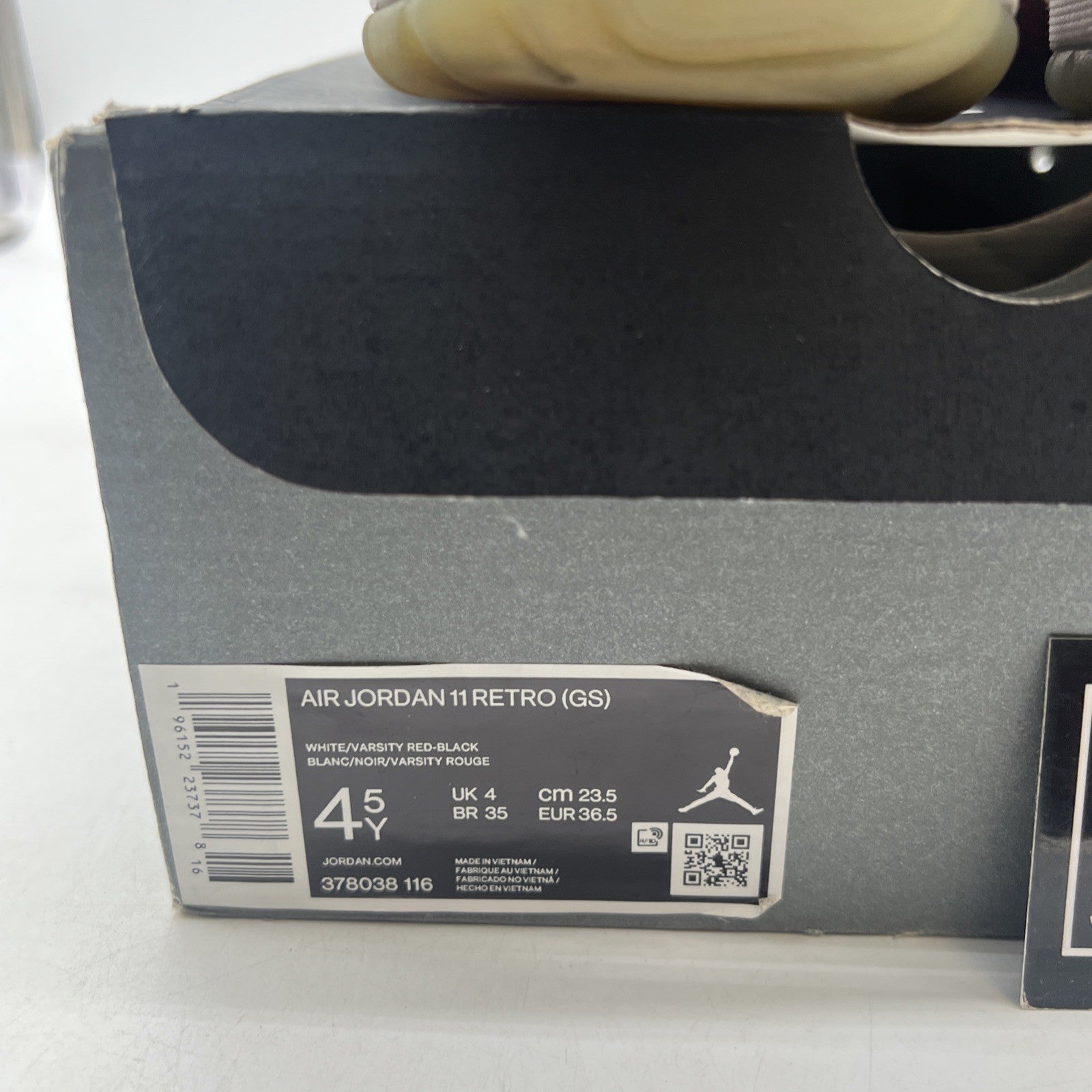 Size 4.5Y - Air Jordan 11 Retro High Cherry (378038-116)