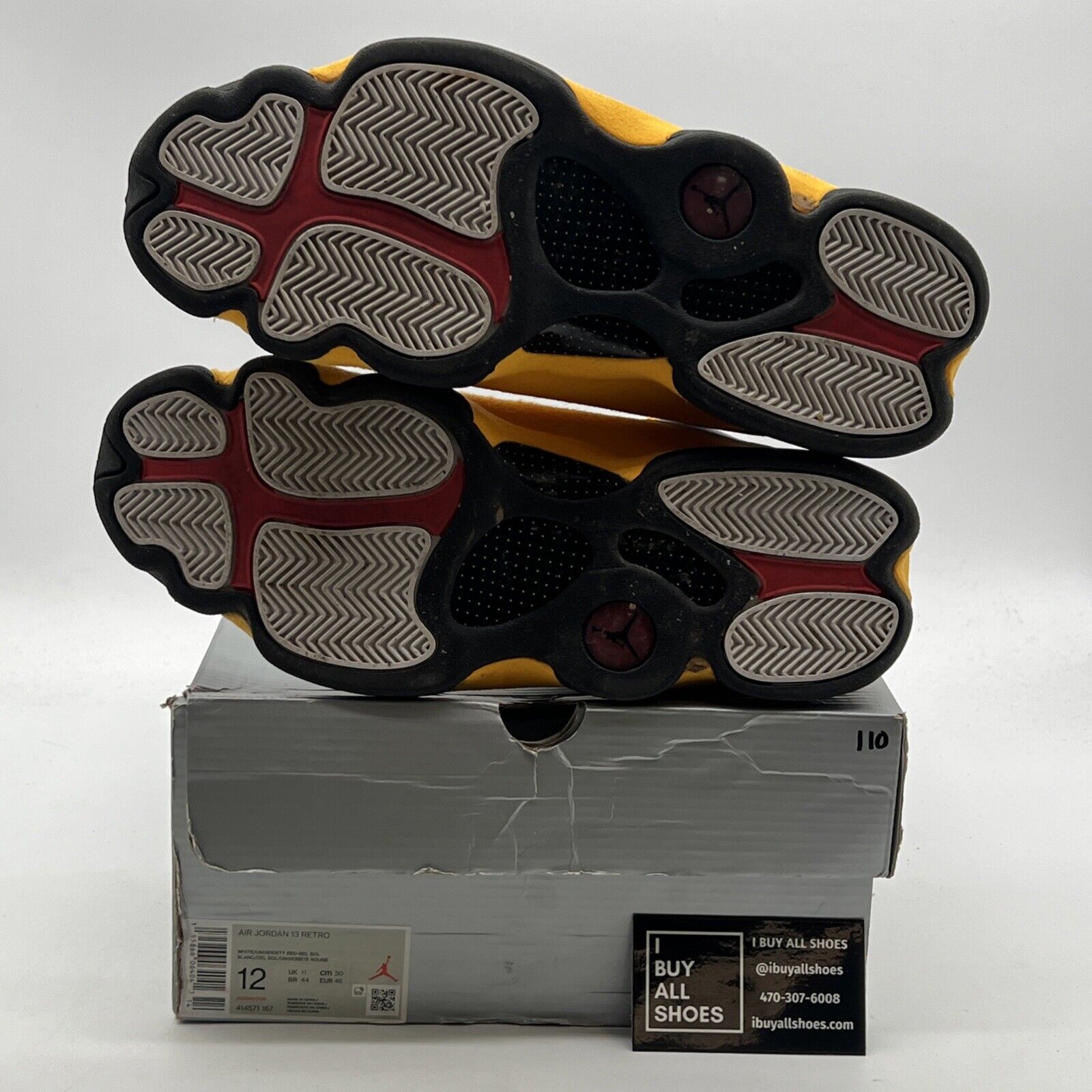 Size 12 - Air Jordan 13 Del Sol 2022 (414571-167)