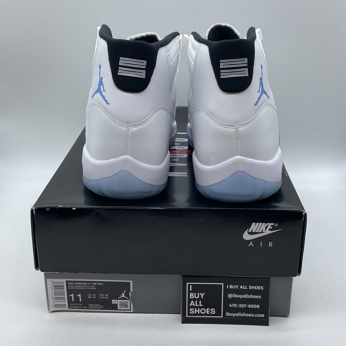 Size 11 - Air Jordan 11 Retro 2024 Legend Blue Columbia Leather (CT8012-104)