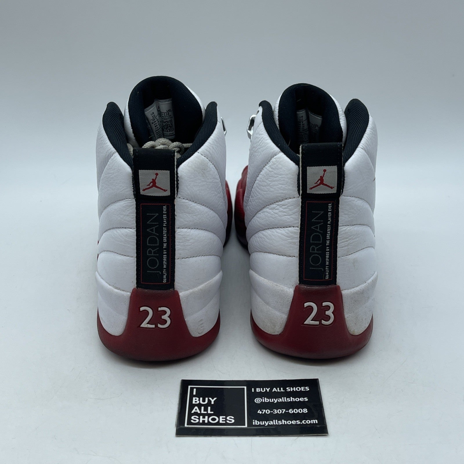 Size 10 - Jordan 12 Retro 2023 Mid Cherry Red White Black Leather (CT8013-116)