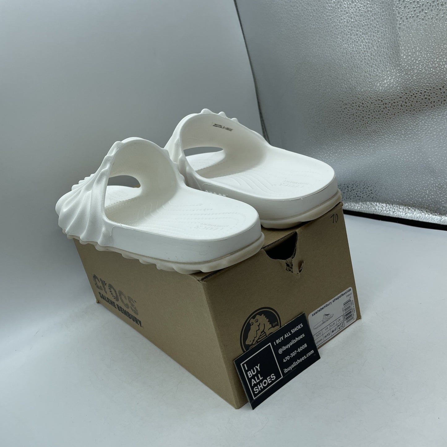 Size 12 - SALEHE BEMBURY X CROCS THE POLLEX SLIDE (MAYO) (208685-1RO)